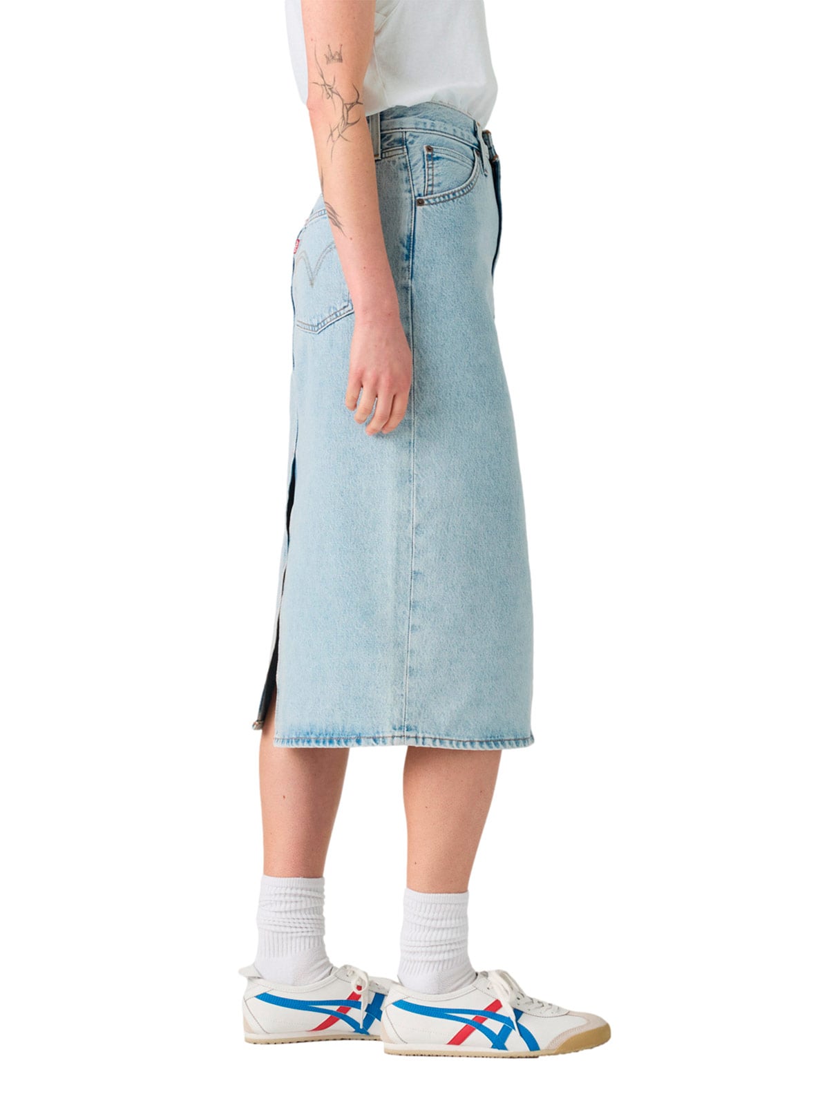 FALDA SHORT MUJER LEVI'S BACK SLIT - 3