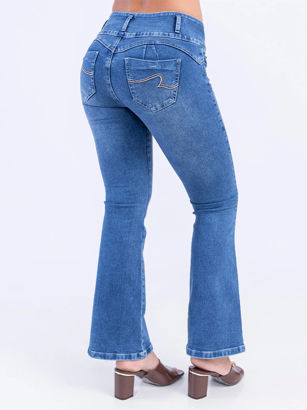 JEAN FLARE MUJER SODA BLUES PALERMO - 4