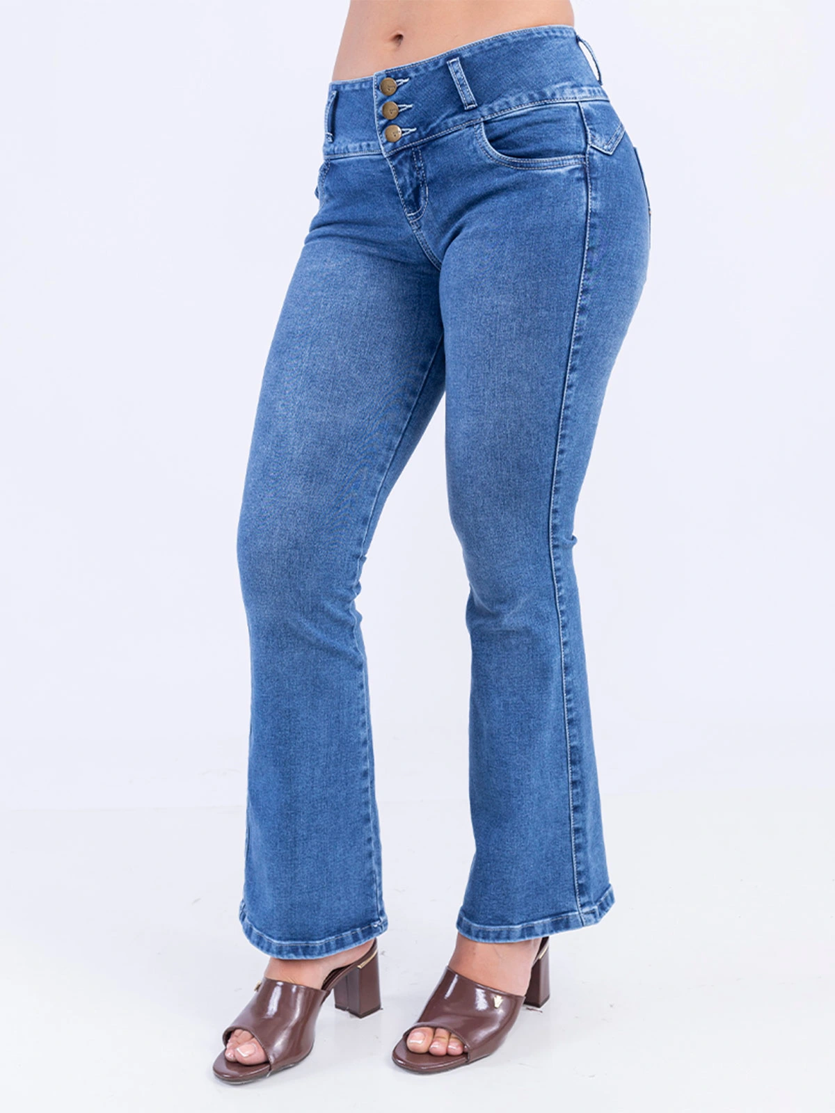 JEAN FLARE MUJER SODA BLUES PALERMO - 3