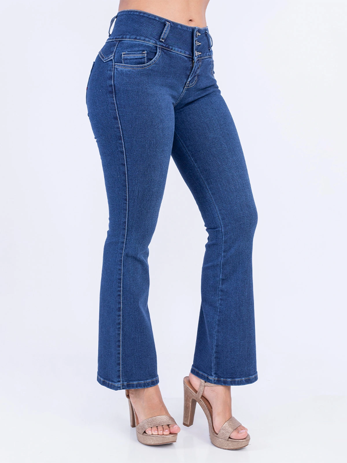 JEAN FLARE MUJER SODA BLUES PALERMO - 3
