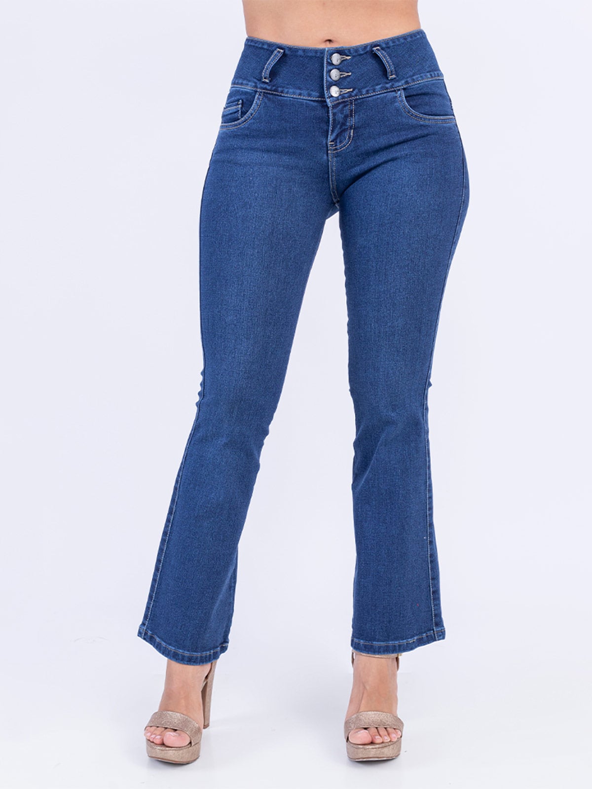 JEAN FLARE MUJER SODA BLUES PALERMO - 2