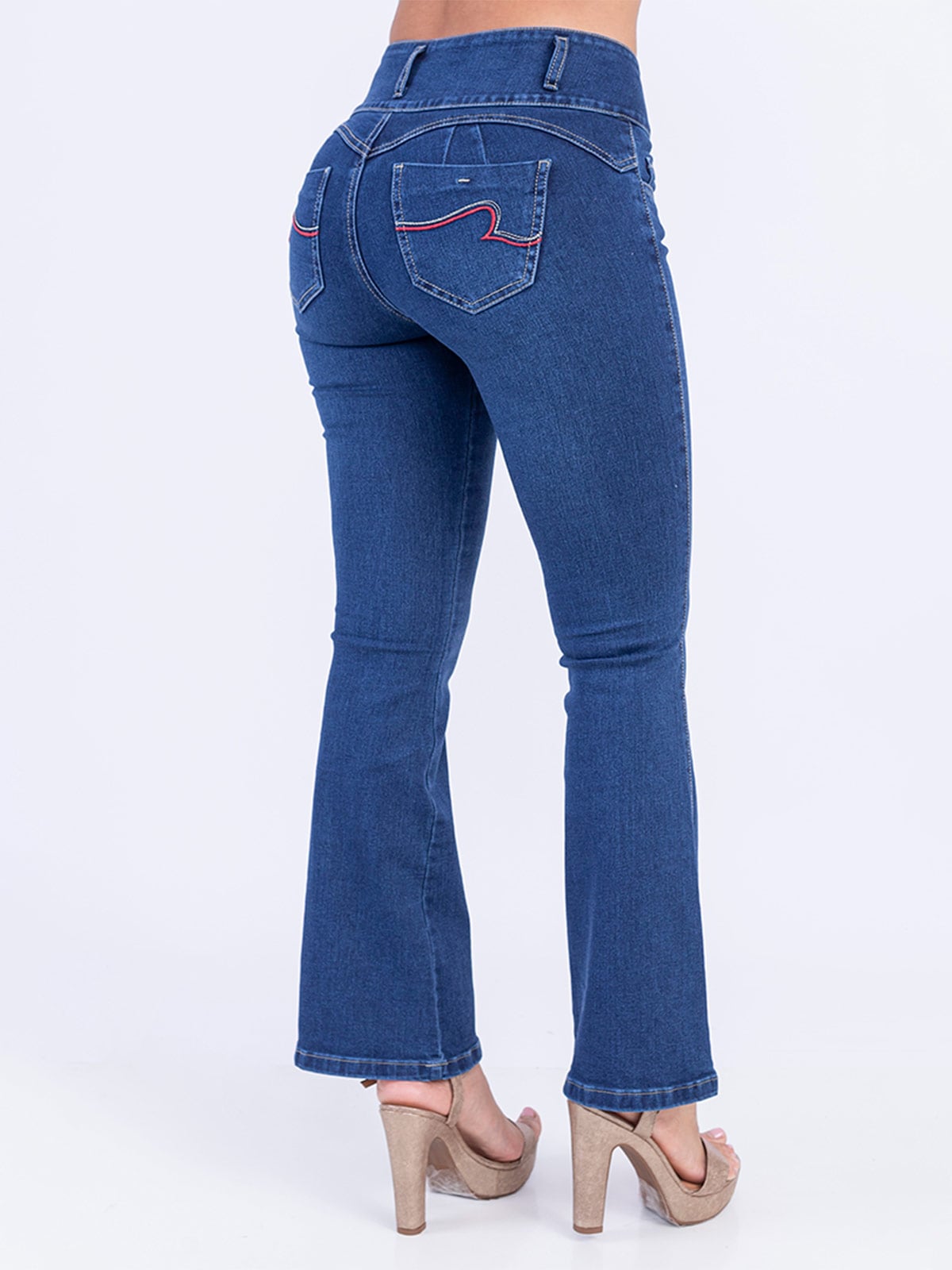JEAN FLARE MUJER SODA BLUES PALERMO - 4