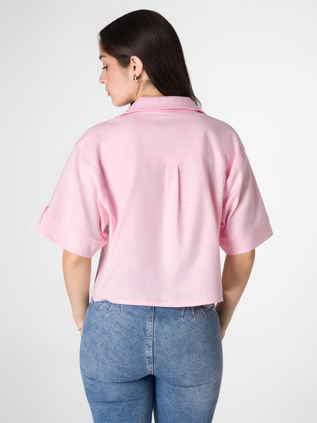 BLUSA MANGA CORTA LINO MUJER SQUEEZE YANNAH - 3