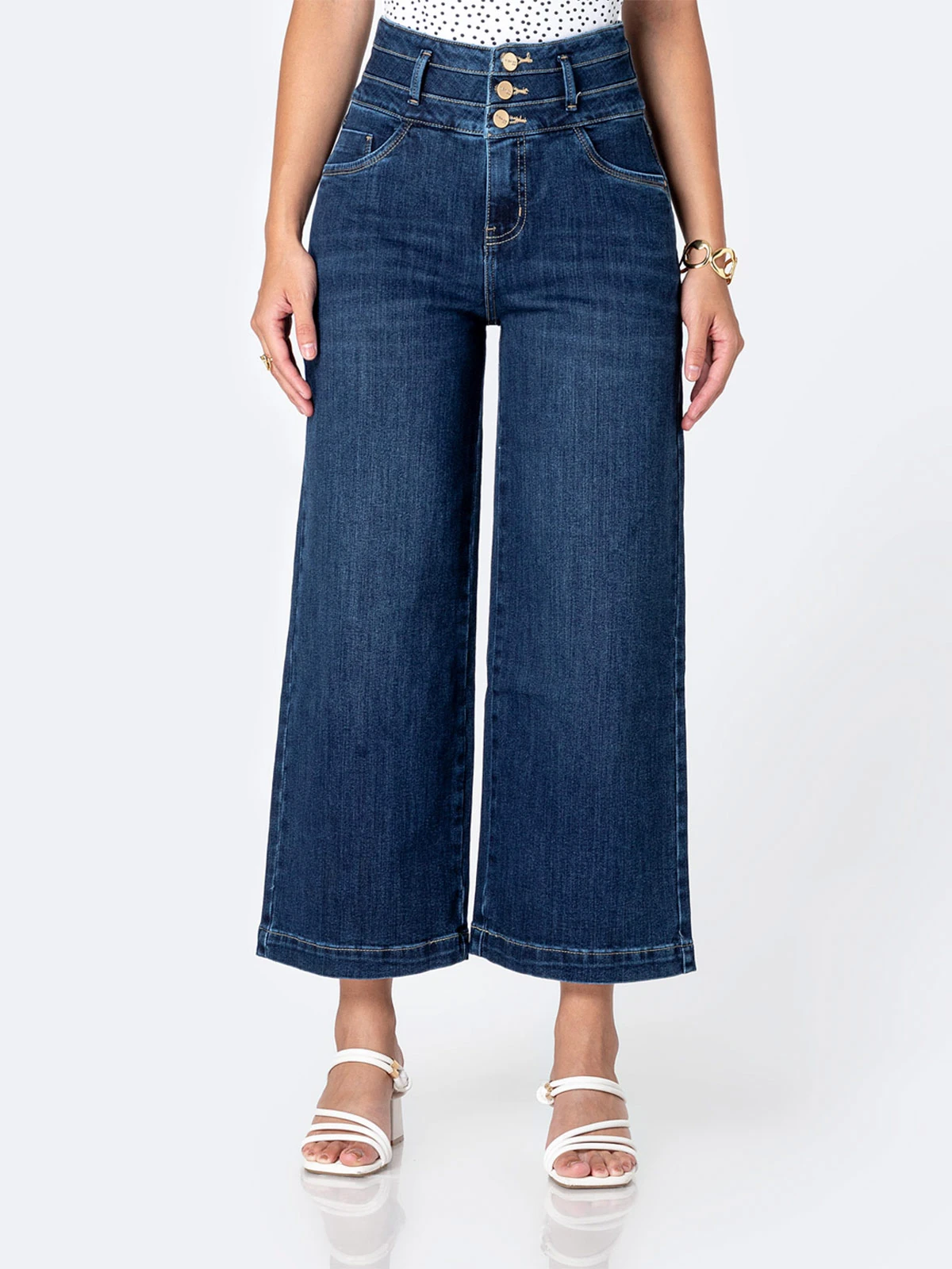 JEANS CULOTTE MUJER PIONIER KORALIN - 2