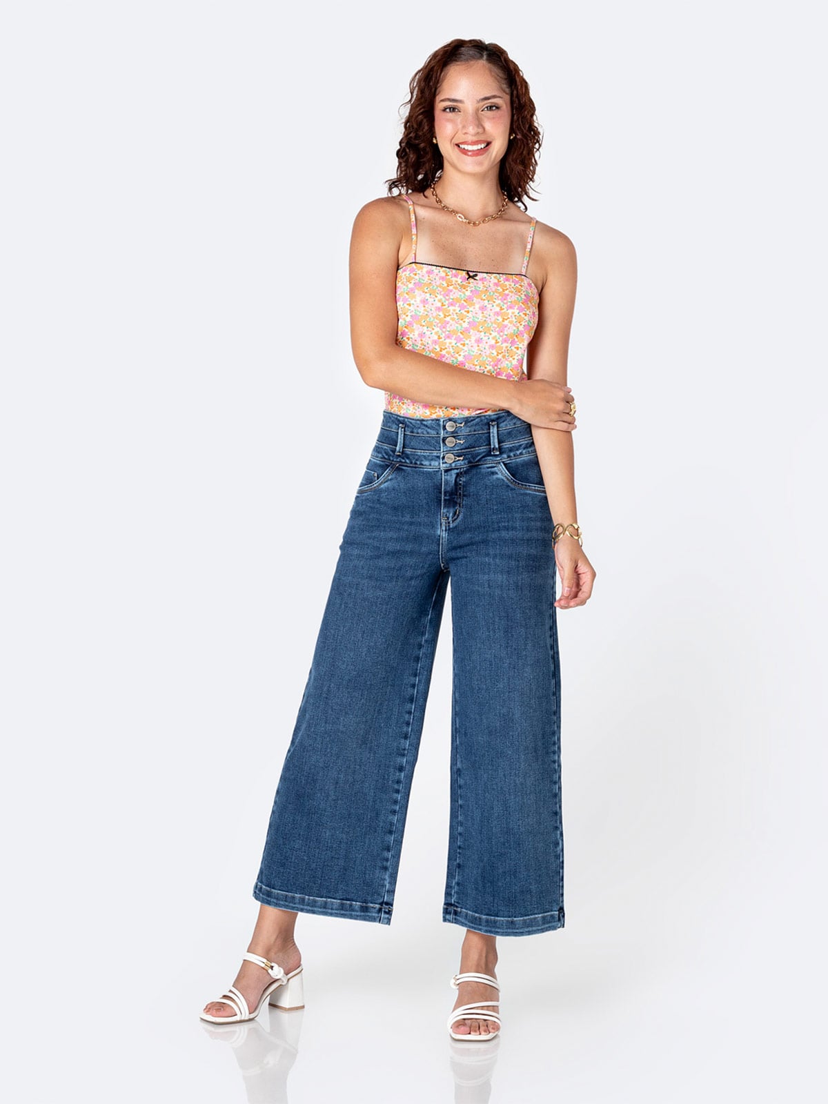 JEANS CULOTTE MUJER PIONIER KORALIN - 1