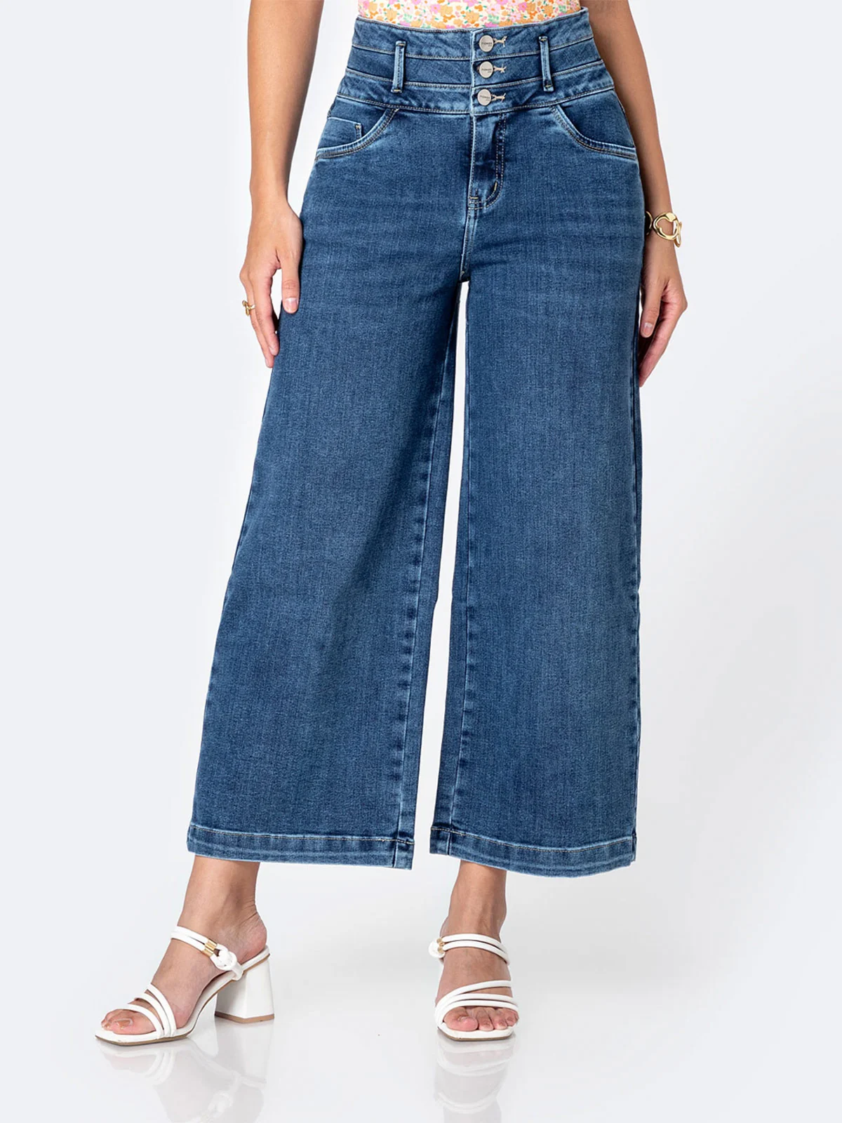 JEANS CULOTTE MUJER PIONIER KORALIN - 2