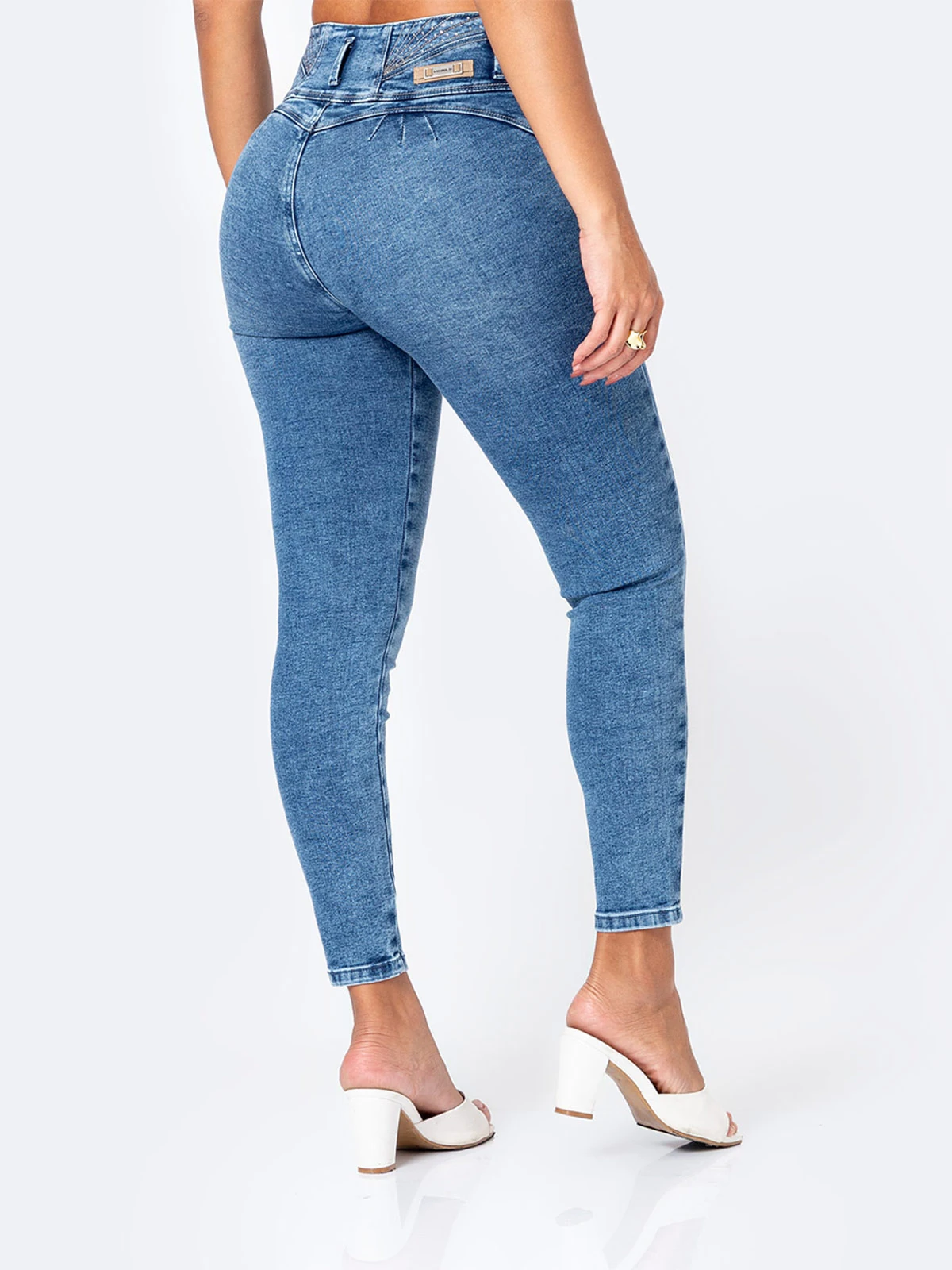 JEANS SKINNY MUJER PIONIER BOTONES - 2