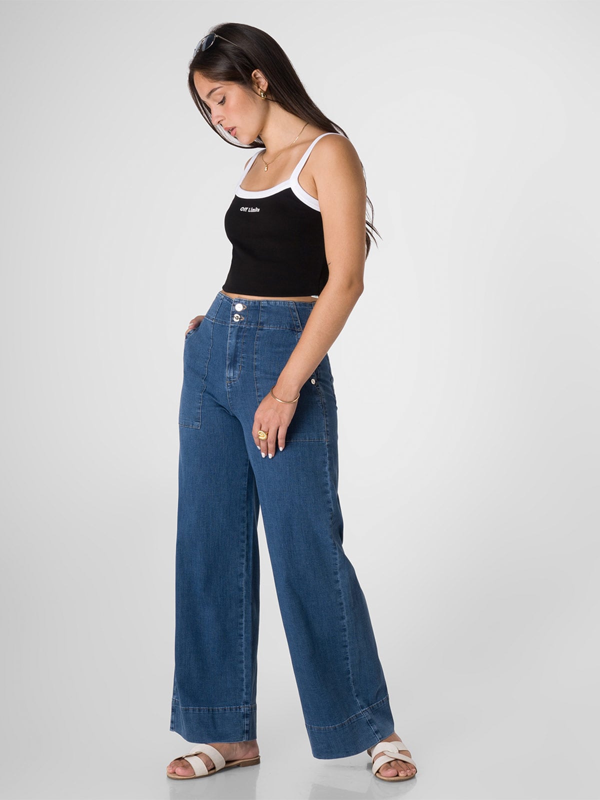 JEANS WIDELEG MUJER SQUEEZE DEVASH - 1