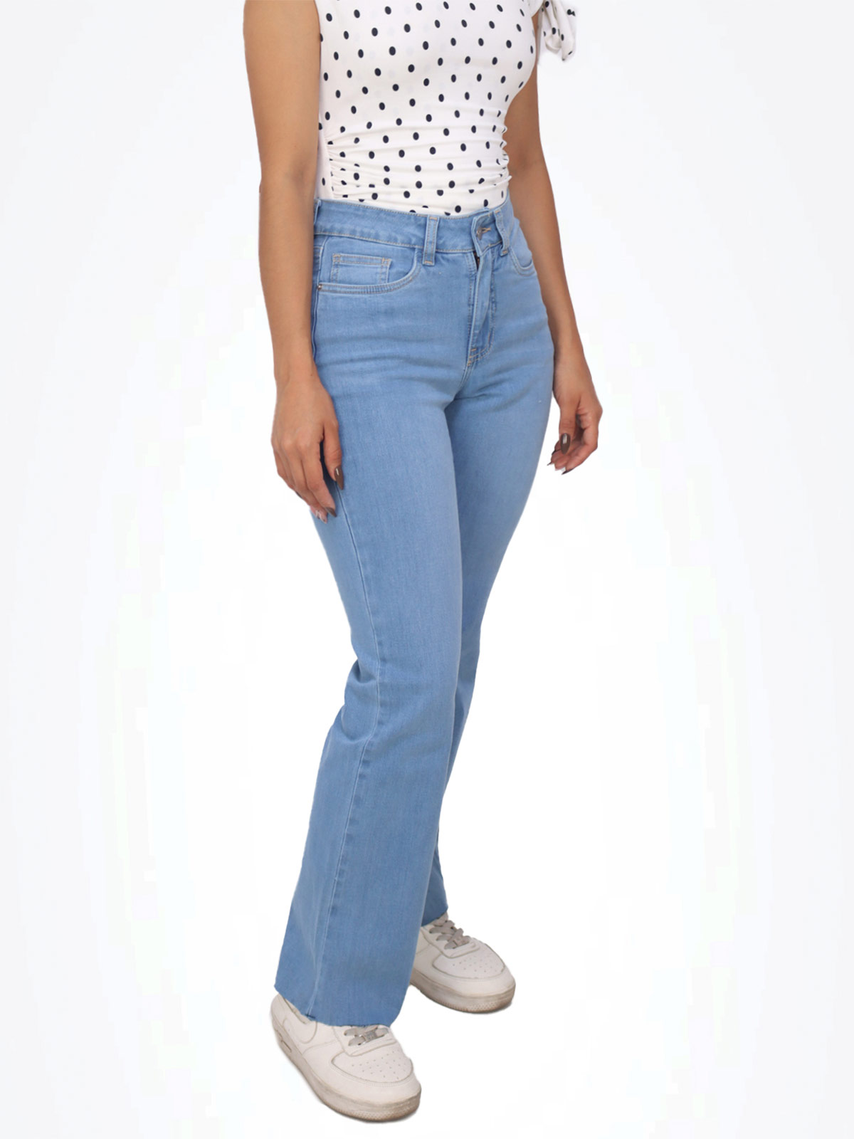 JEAN MUJER KAYRA POBLET PERFECT FIT FRARE CROPED TM S/ BASTA - 2