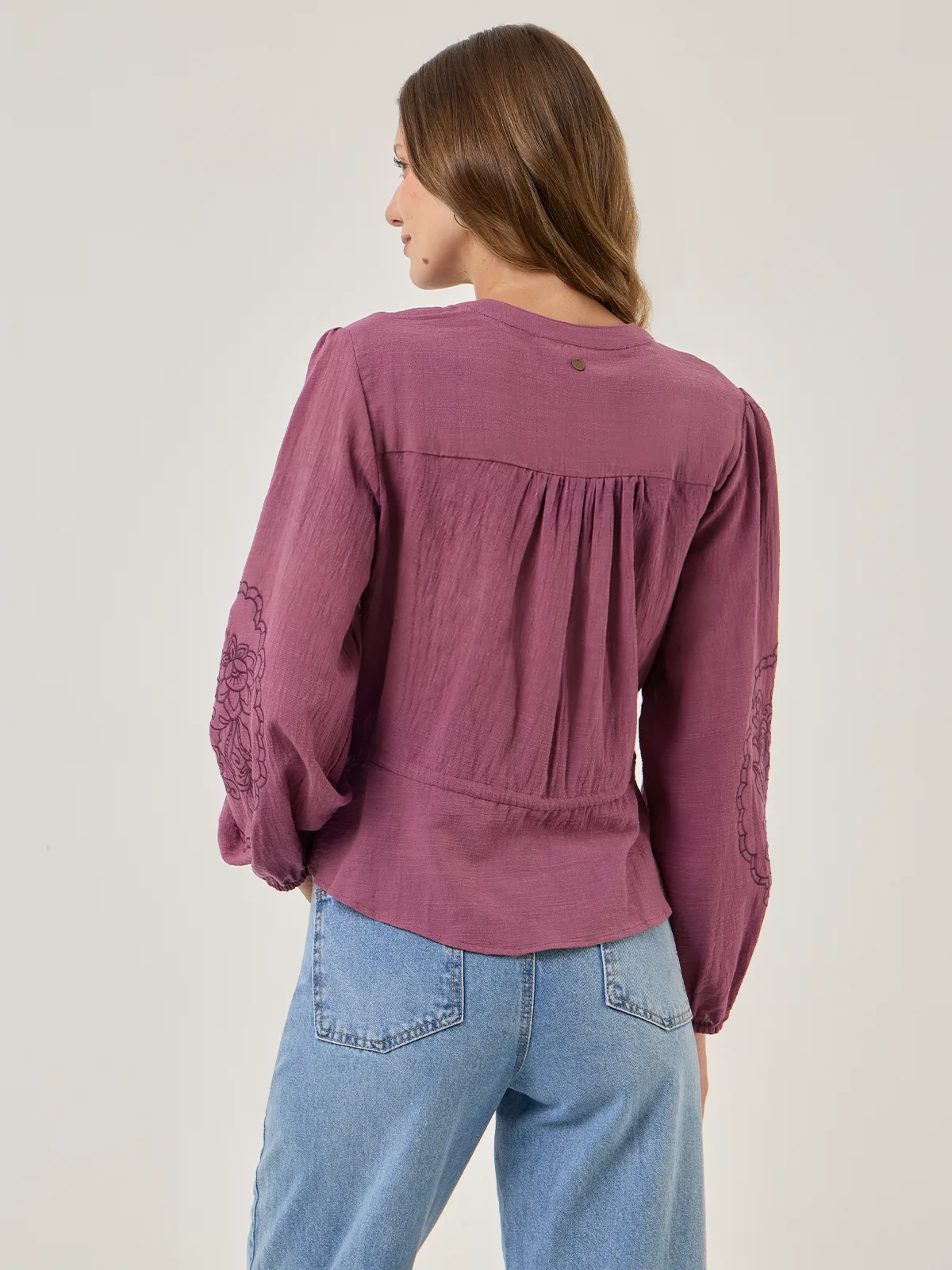 BLUSA MANGA LARGA ALGODÓN MUJER TATIENNE - 2