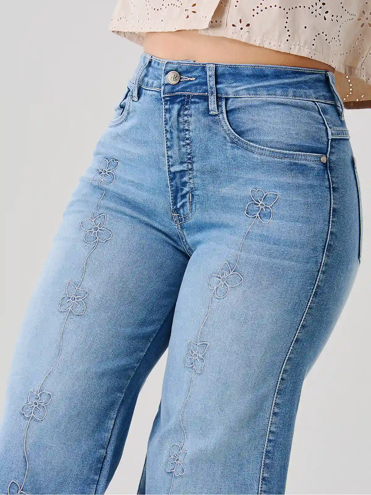 JEANS WIDE LEG MUJER ALEJANDRA BAIGORRIA MELI - 3