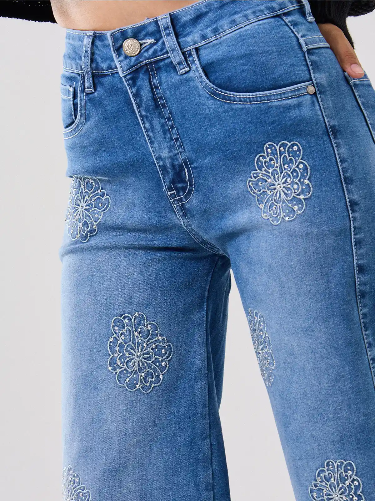 JEANS WIDE LEG MUJER ALEJANDRA BAIGORRIA ANDREA - 4