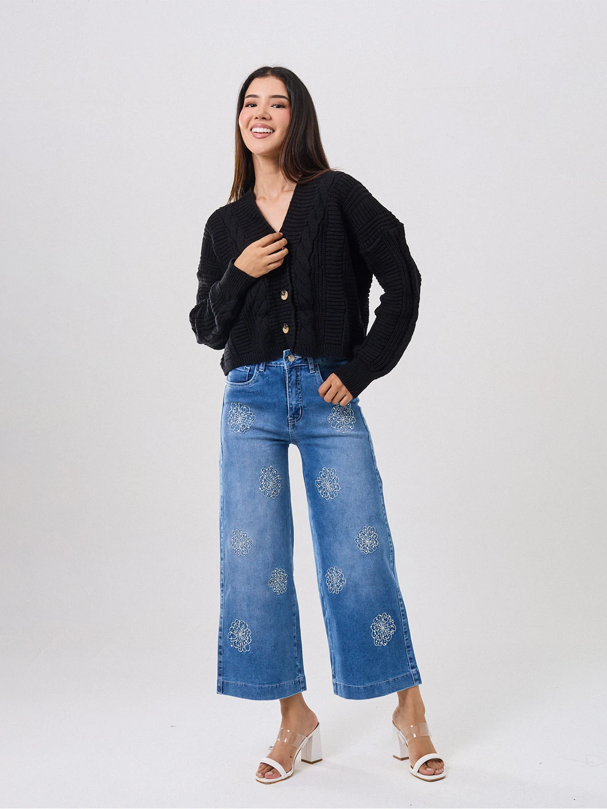 JEANS WIDE LEG MUJER ALEJANDRA BAIGORRIA ANDREA - 1