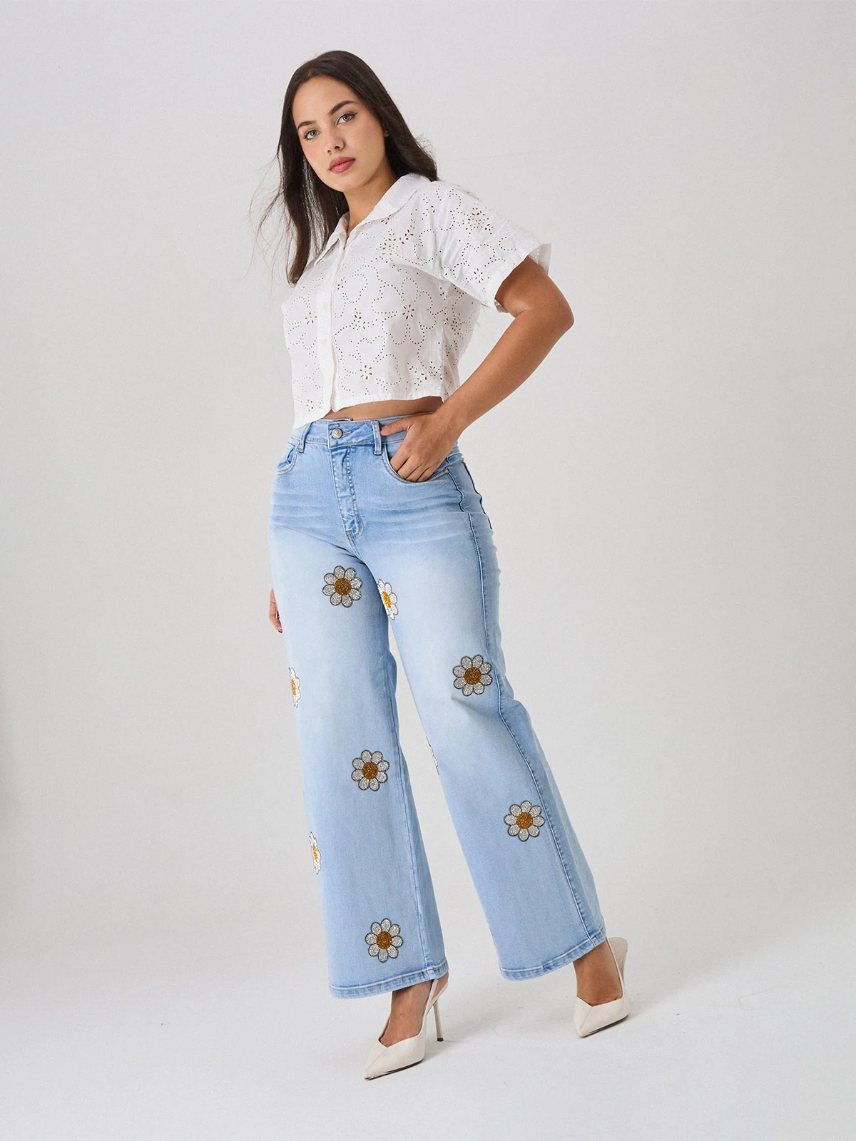 JEANS WIDELEG ALEJANDRA BAIGORRIA GEORGIA - 1