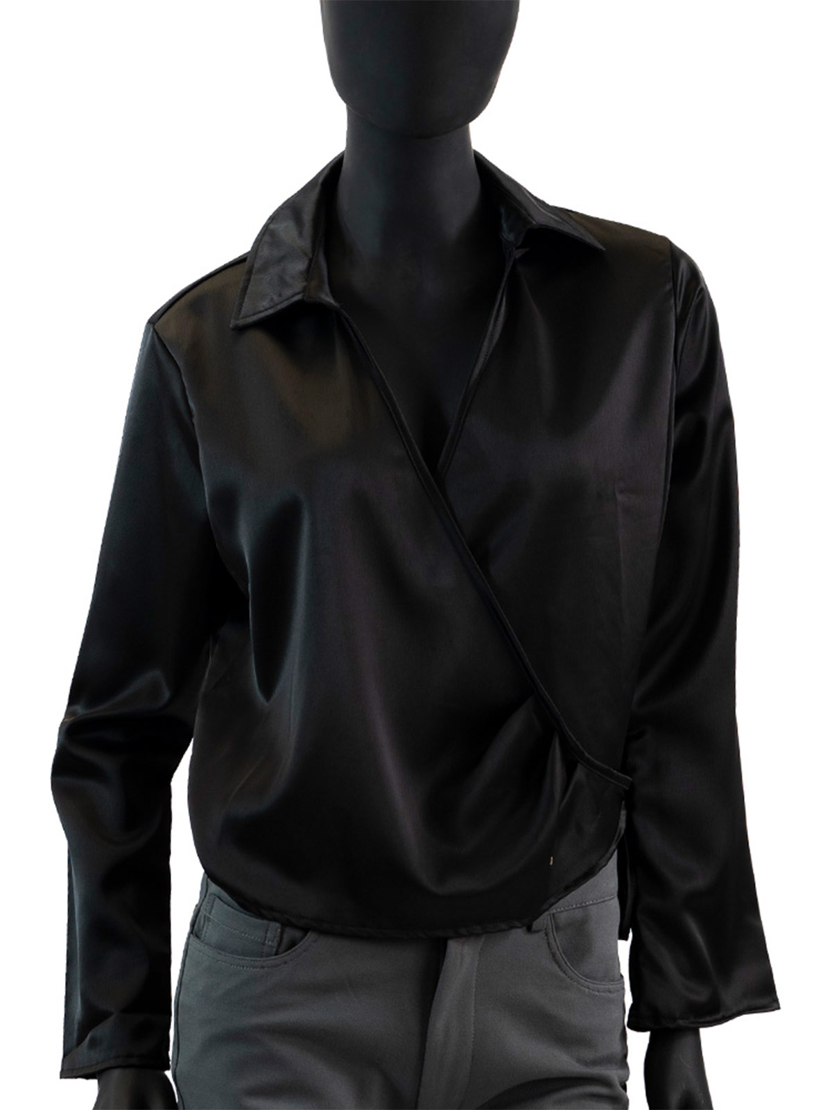 BLUSA MANGA LARGA MUJER BLACKOUT - 1