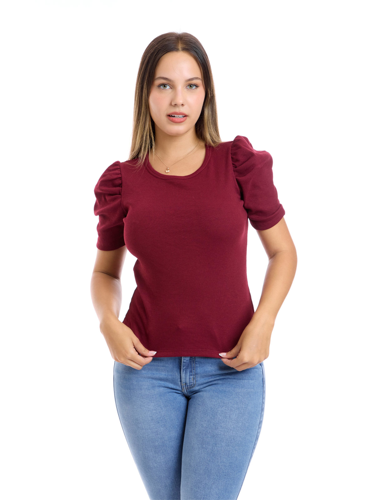 POLO MANGA CORTA MUJER METAL JEANS RIB FRANCIA - 3