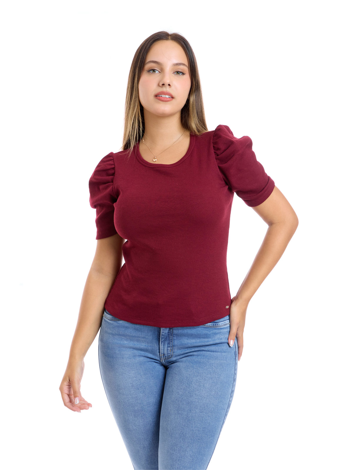 POLO MANGA CORTA MUJER METAL JEANS RIB FRANCIA - 4
