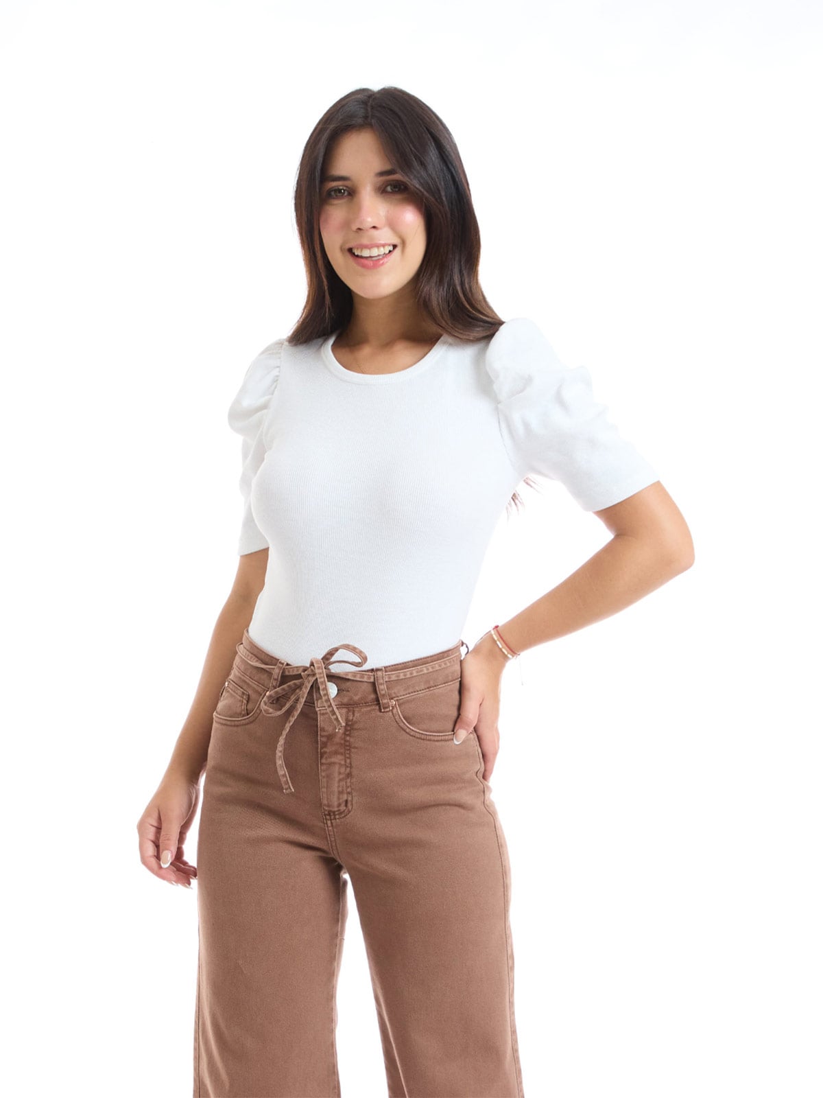 POLO MANGA CORTA MUJER METAL JEANS RIB FRANCIA - 1