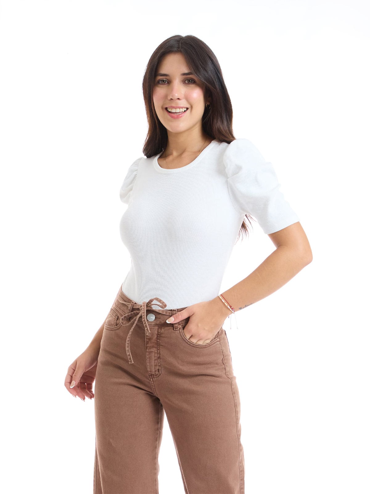 POLO MANGA CORTA MUJER METAL JEANS RIB FRANCIA - 3