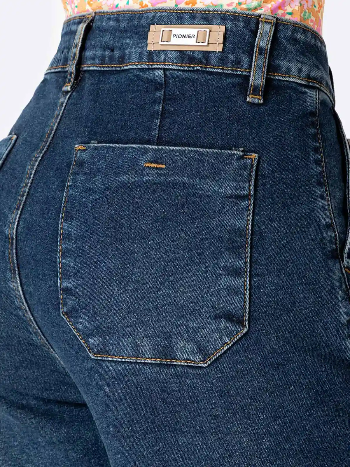 JEANS STRAIGHT MUJER PIONIER VELYN PETIT - 4