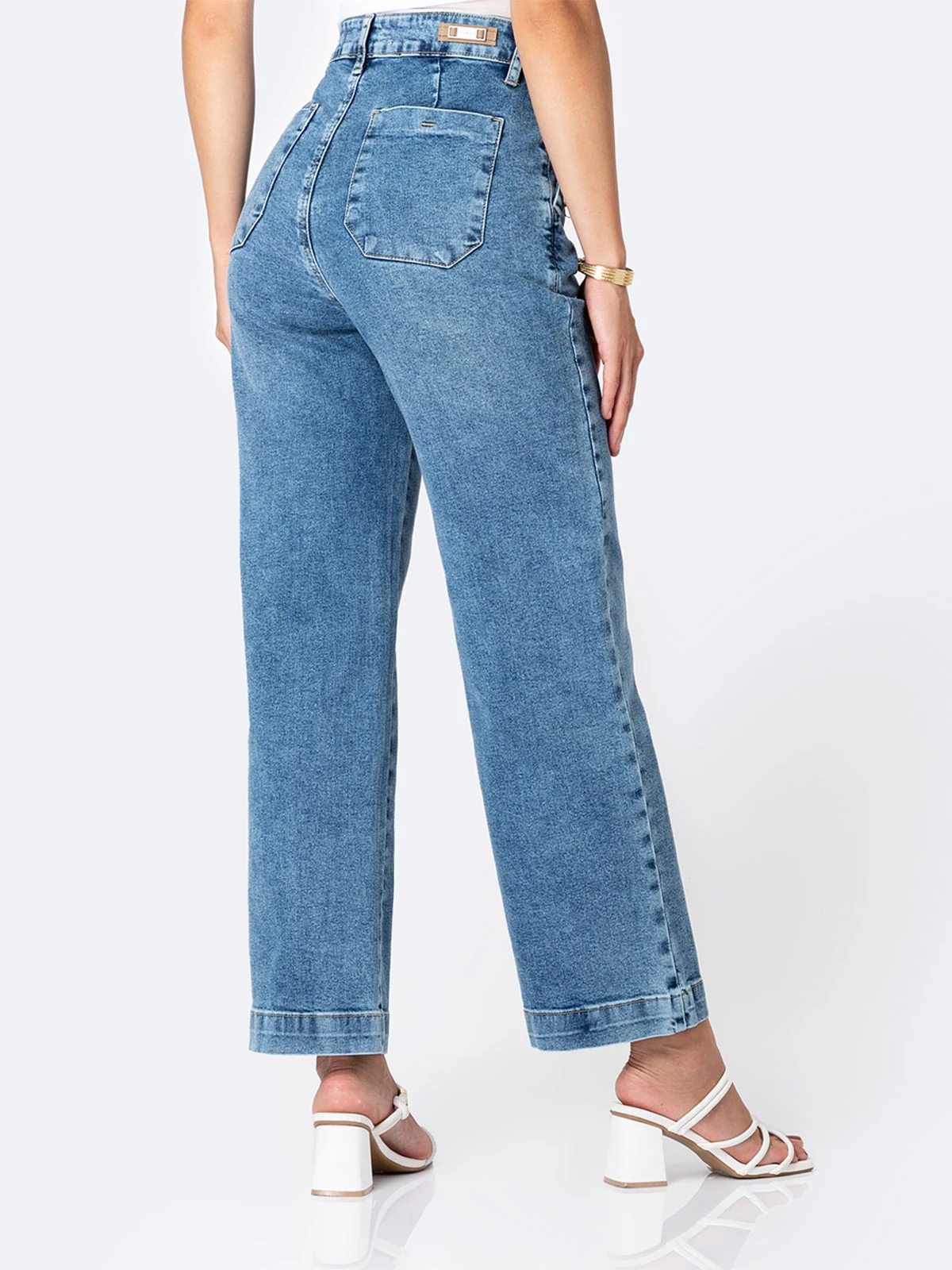 JEANS STRAIGHT MUJER PIONIER VELYN PETIT - 2