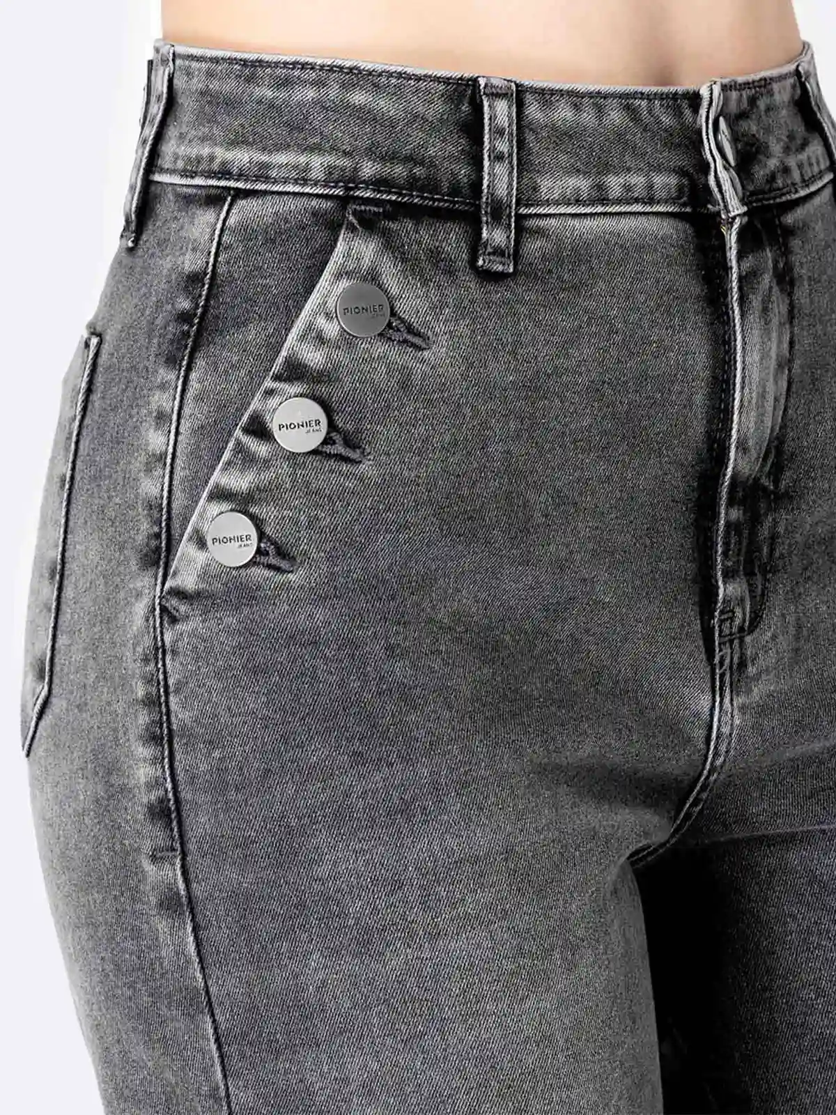 JEANS STRAIGHT MUJER PIONIER VELYN PETIT - 3