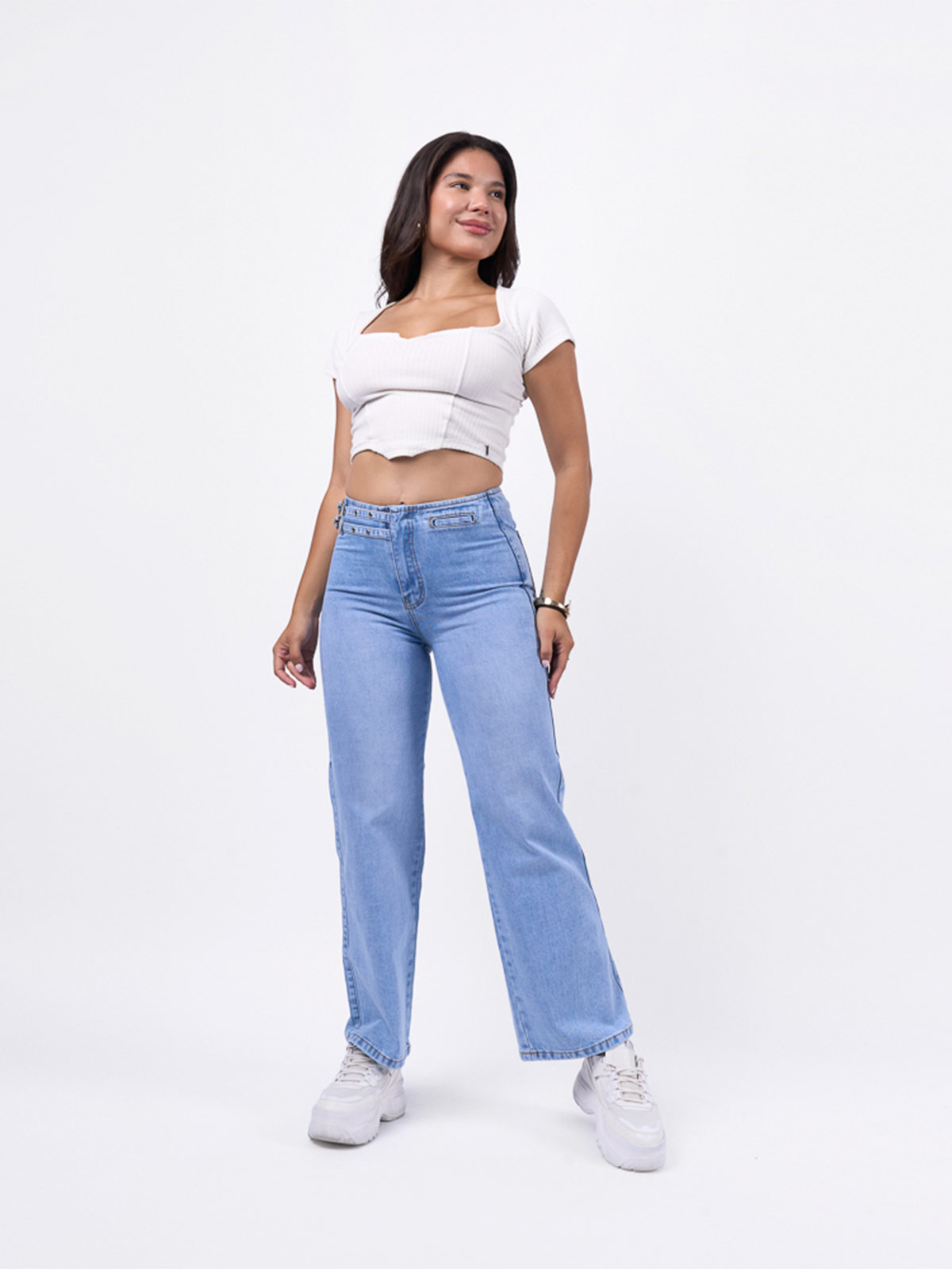 JEANS MUJER MACHINE PRINSLEY - 1