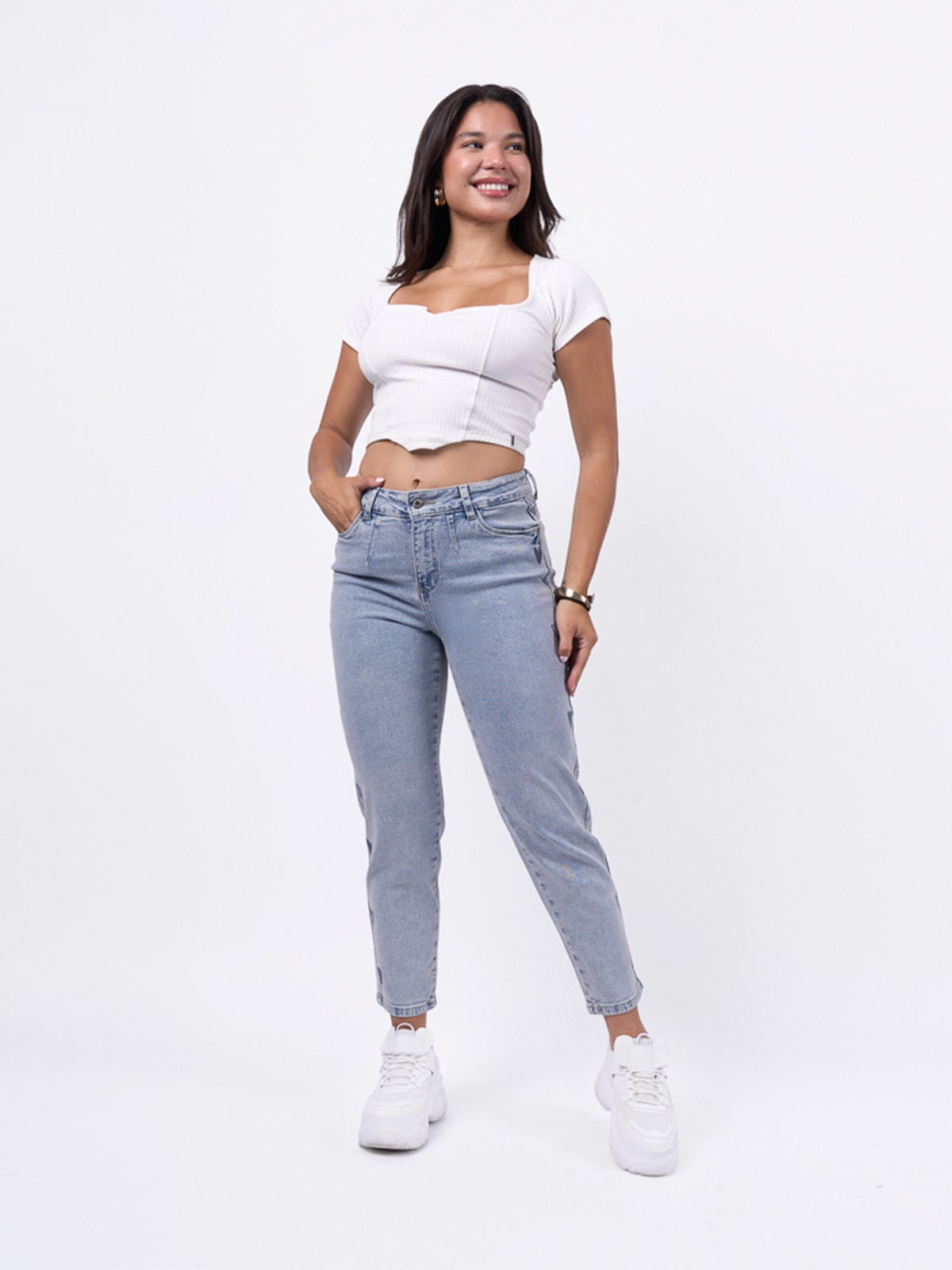 JEANS MUJER MACHINE SMILDA - 1