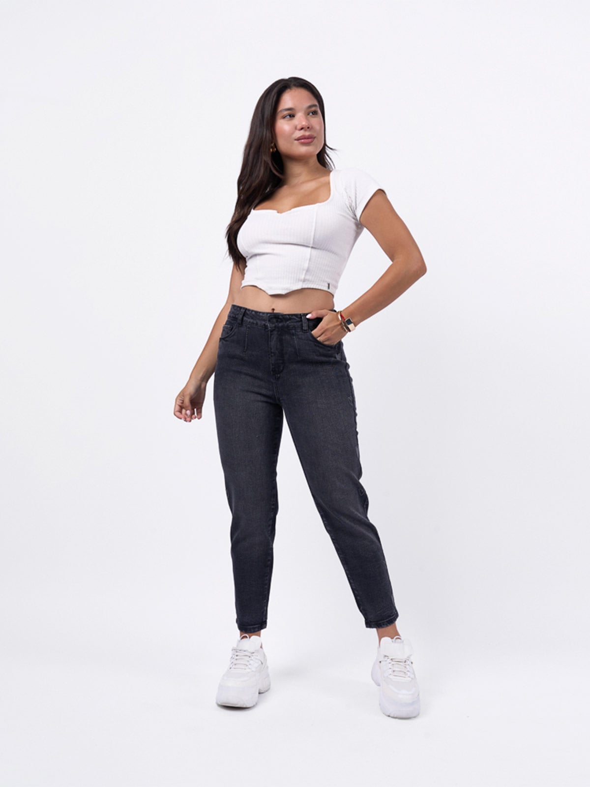 JEANS MUJER MACHINE SMILDA - 1