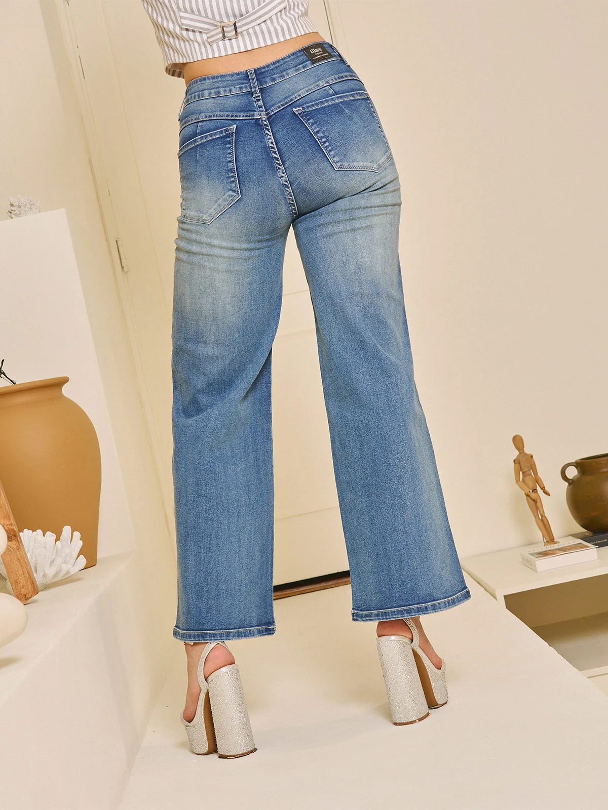 JEANS PALAZZO MUJER GLAM VERONICA - 2