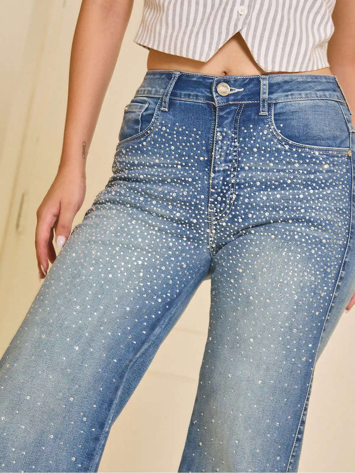 JEANS PALAZZO MUJER GLAM VERONICA - 4