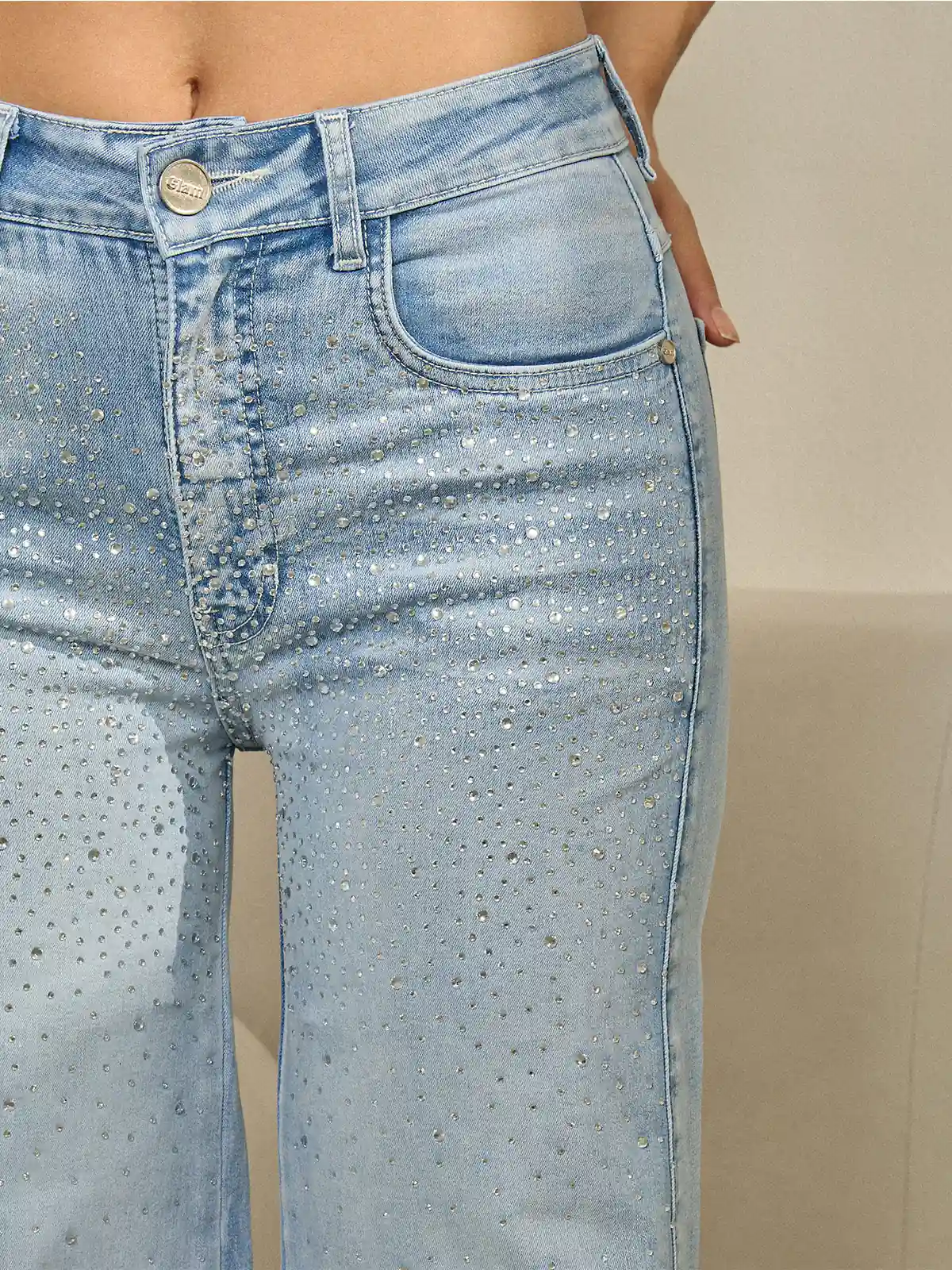 JEANS PALAZZO MUJER GLAM ROSMERY - 4