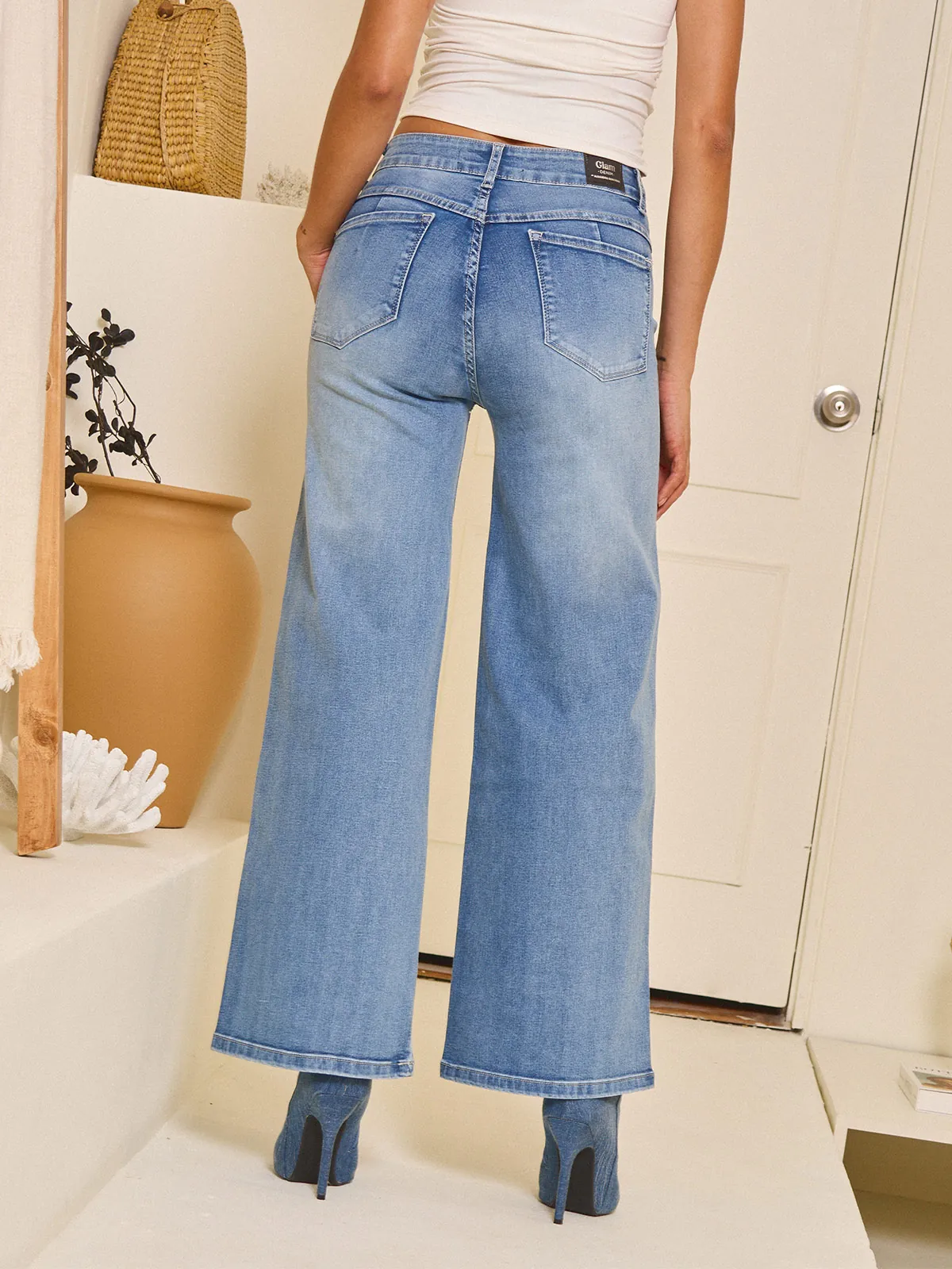JEANS PALAZZO MUJER GLAM KATIA - 3