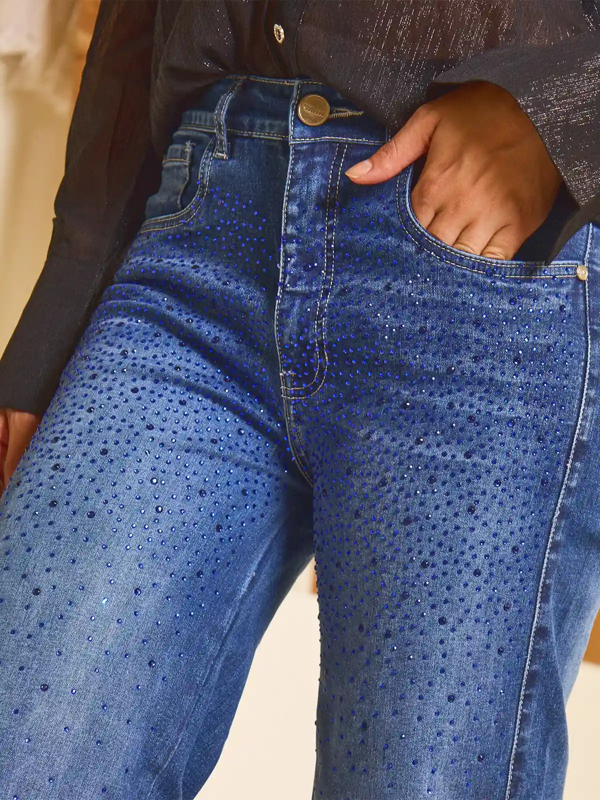 JEANS PALAZZO MUJER GLAM EVELYN - 4
