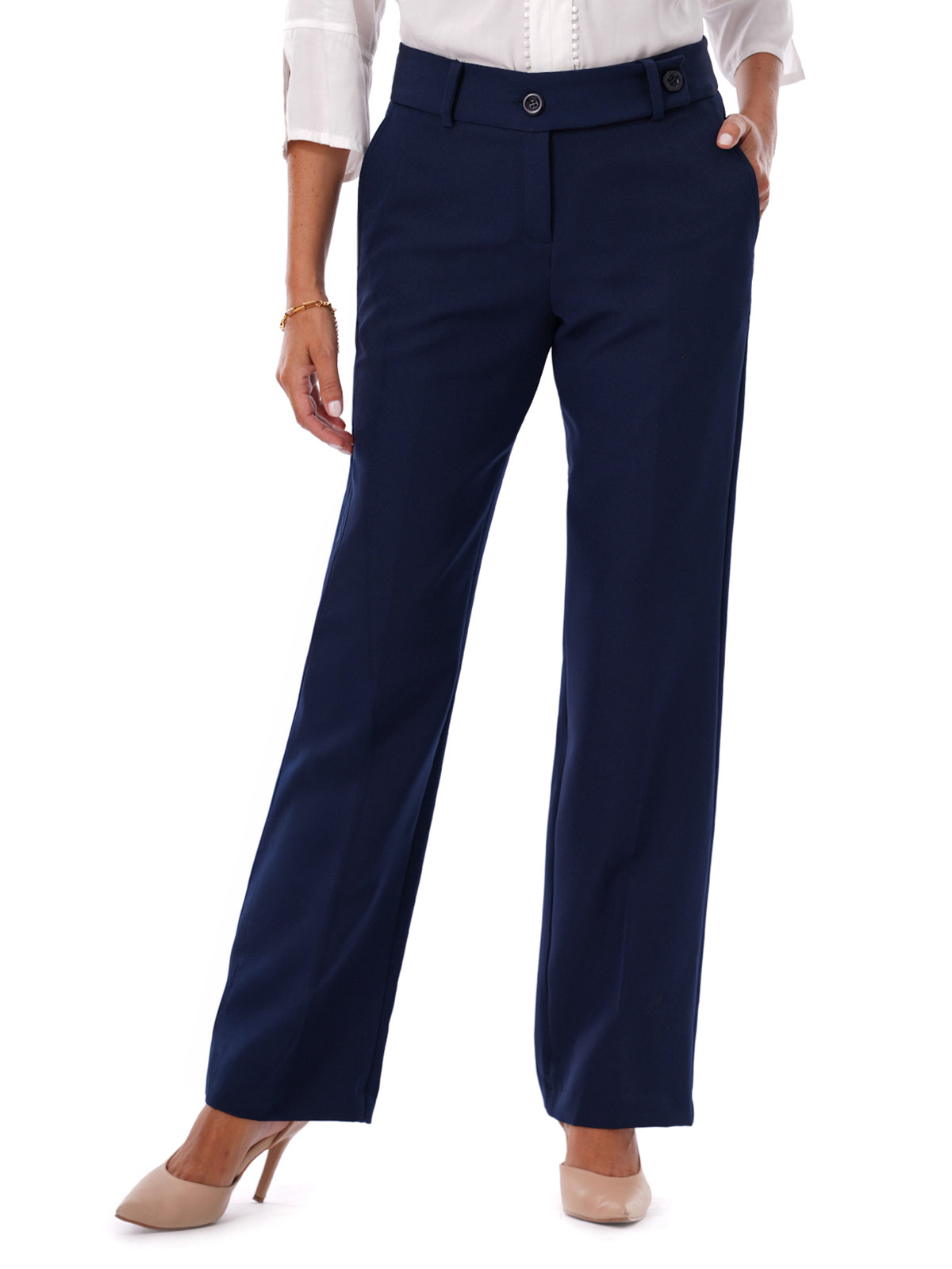 PANTALÓN REGULAR MUJER CP MODA DE COLECCIÓN FCP26S04PA01 - 2