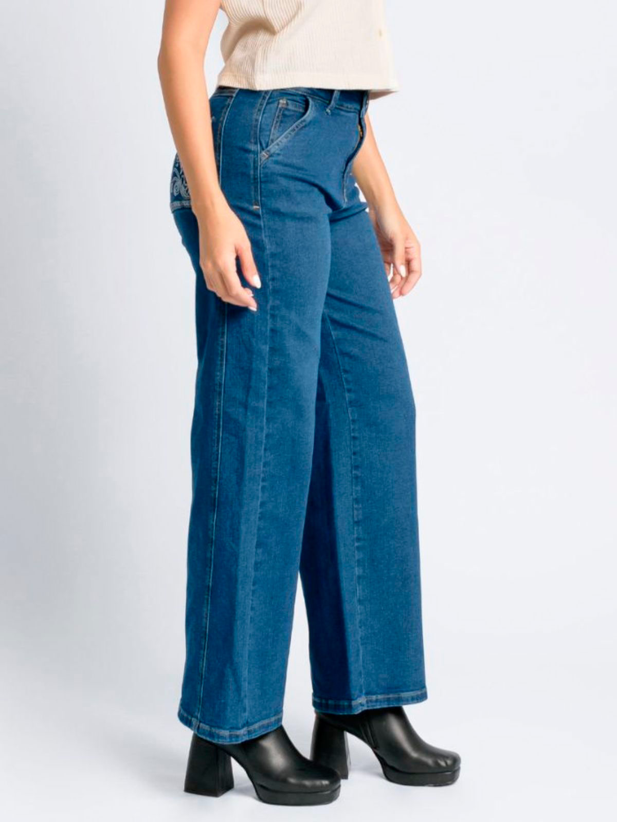 JEANS PALAZZO MUJER PARADA 111 LIA - 3