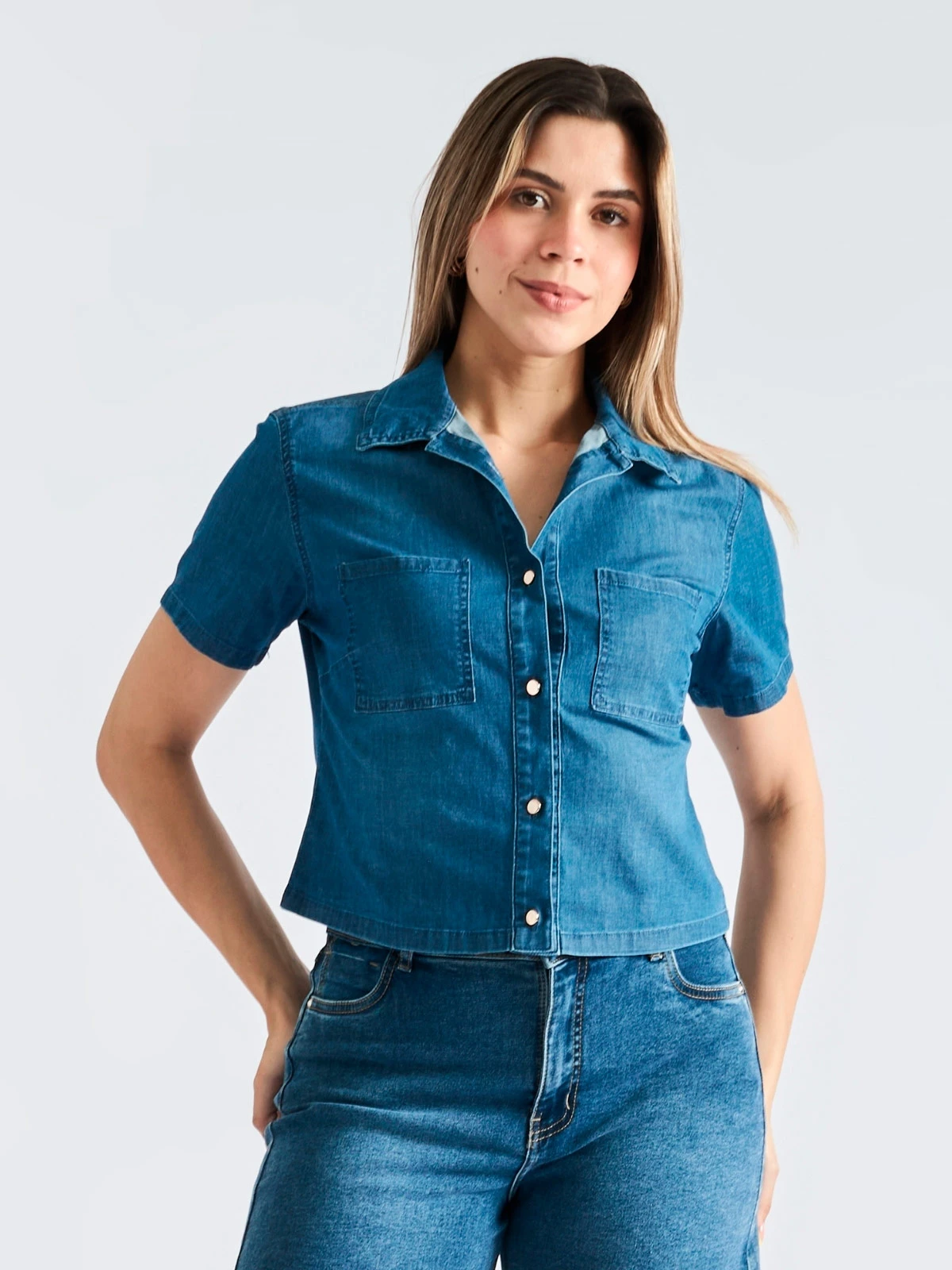 BLUSA MANGA CORTA MUJER PARADA 111 ANITAS - 2