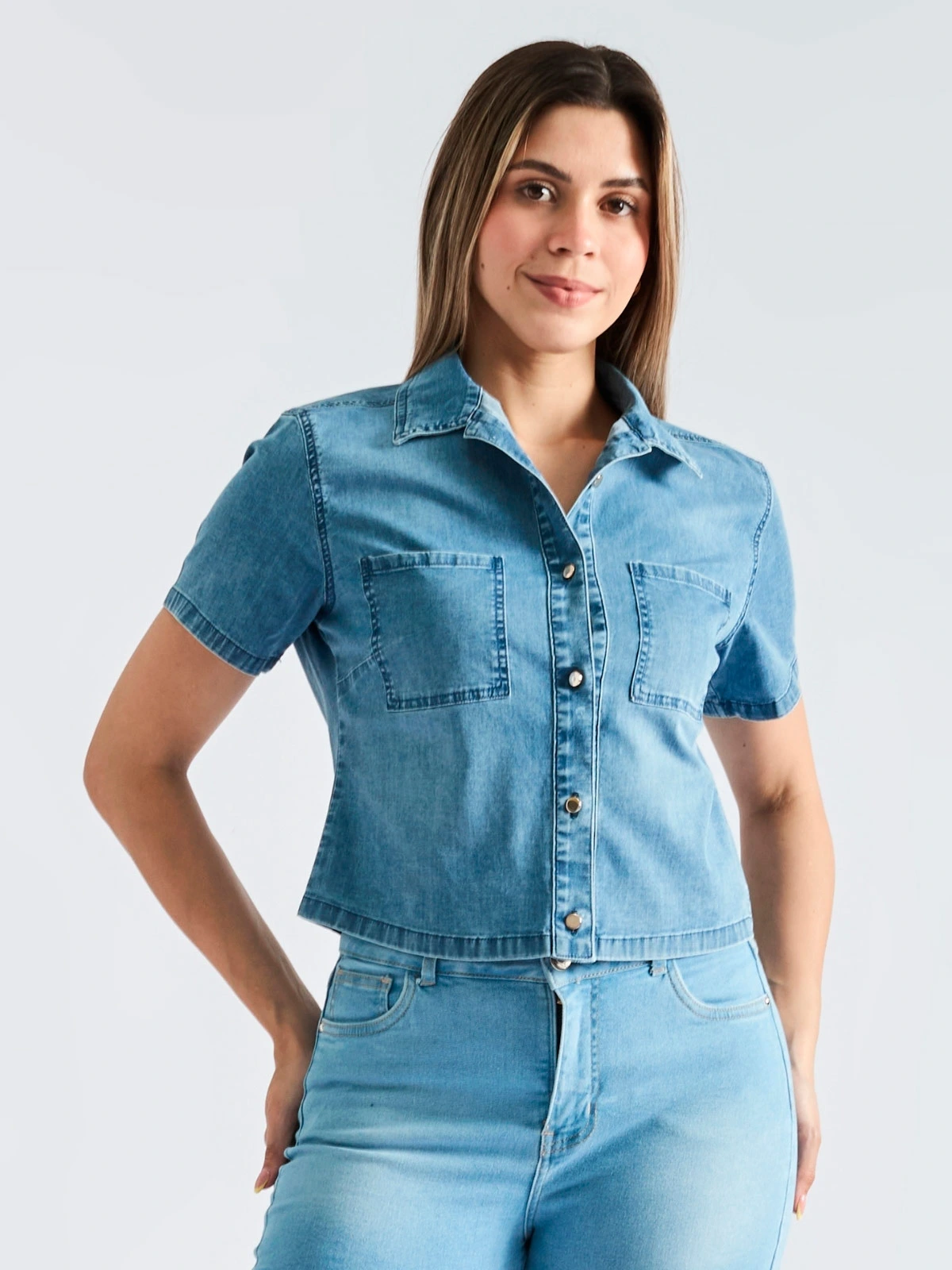 BLUSA MANGA CORTA MUJER PARADA 111 ANITAS - 1