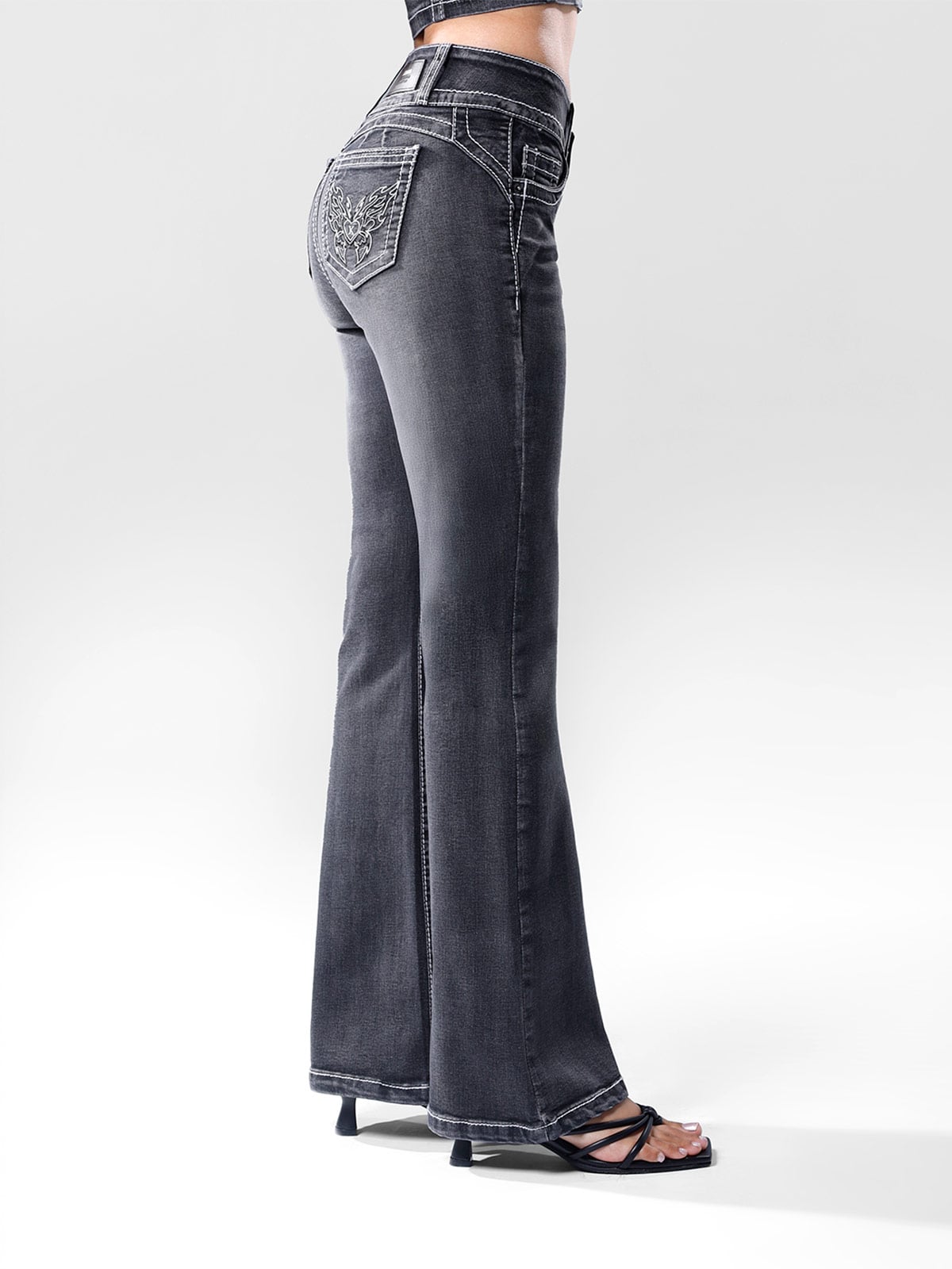 JEANS FLARE MUJER KANSAS DESIRE - 2