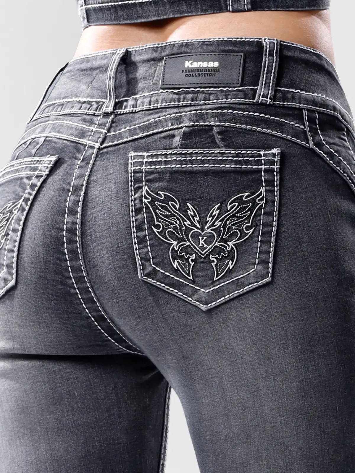 JEANS FLARE MUJER KANSAS DESIRE - 4