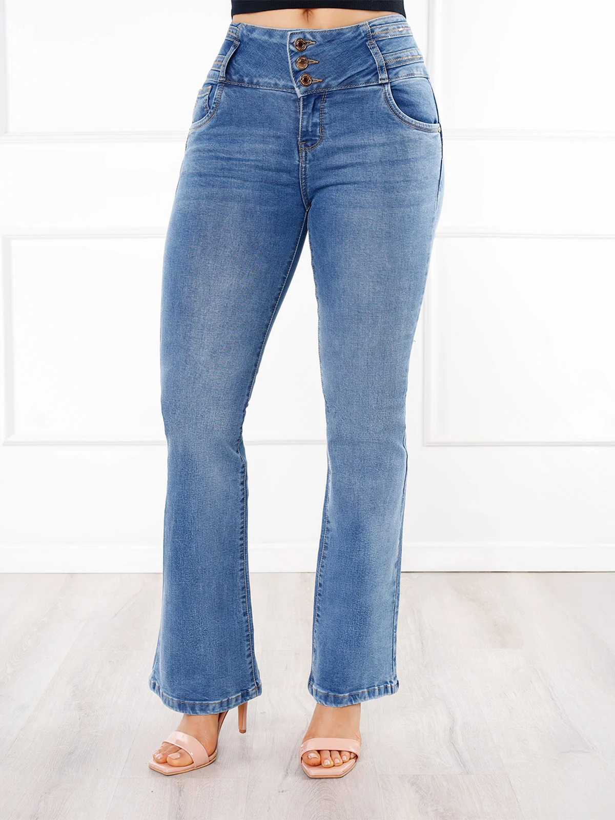 JEANS FLARE MUJER KANSAS ALIZA - 1