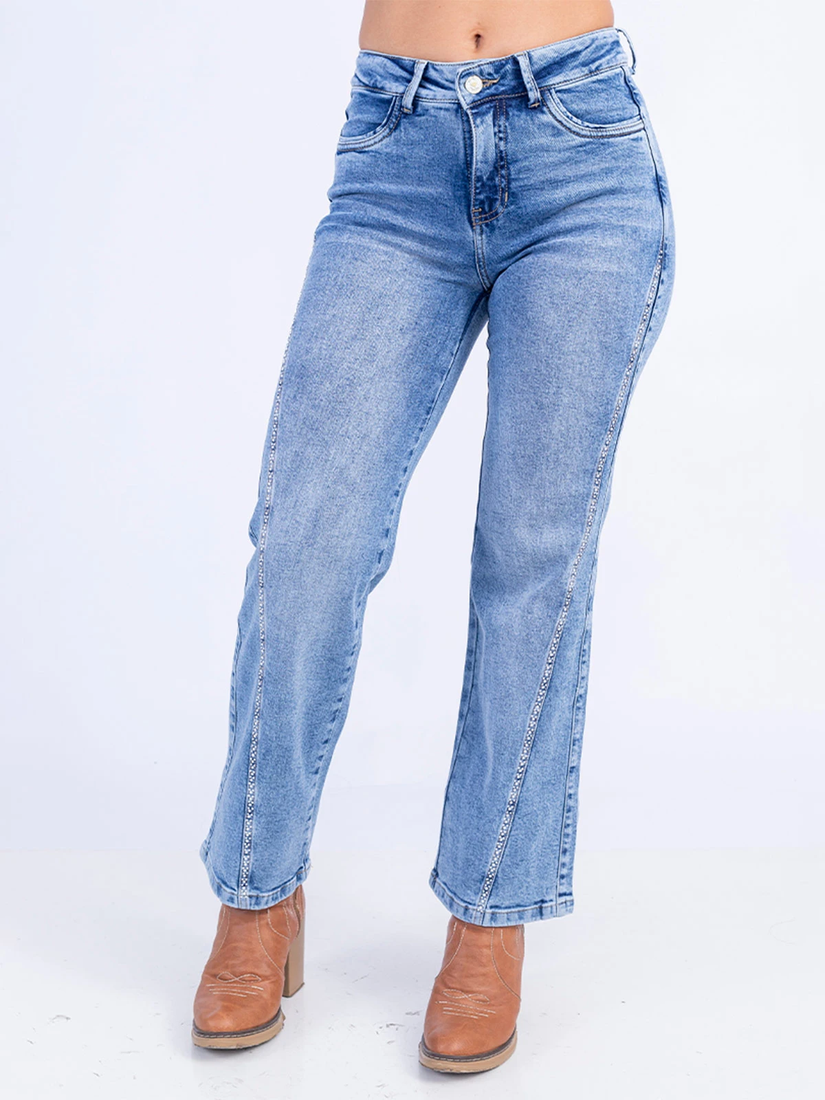 JEANS WIDELEG MUJER SODA BLUES AUGUSTA - 2