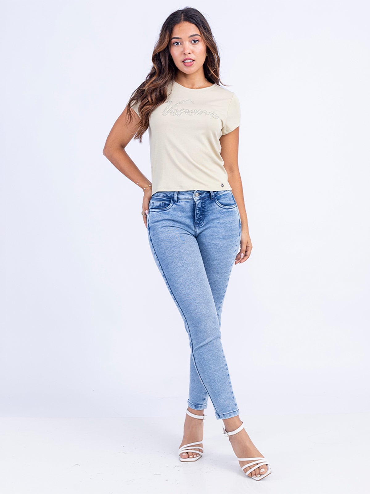 JEANS SKINNY MUJER SODA BLUES KASAN - 1