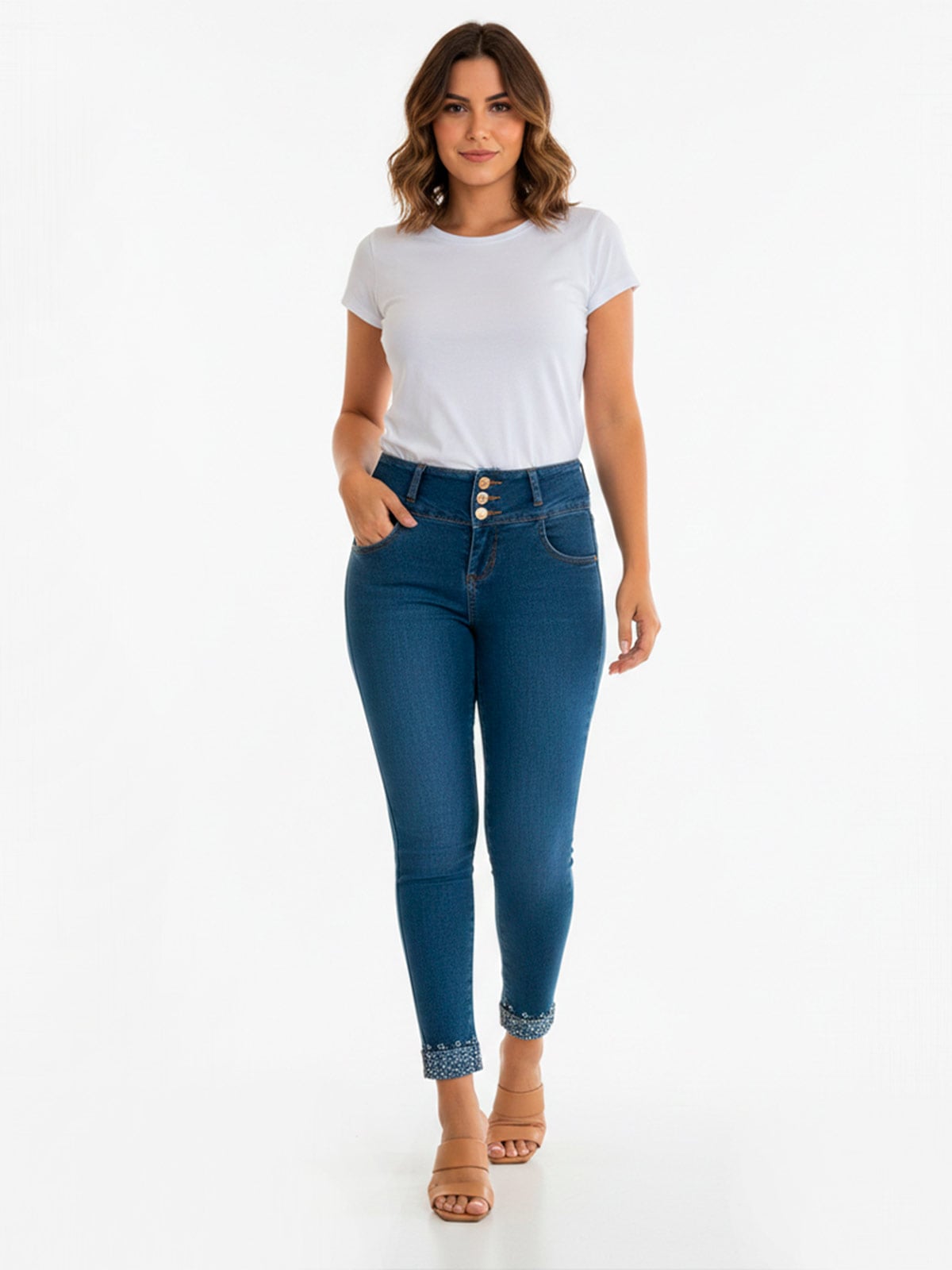 JEANS SKINNY MUJER SODA BLUES KILIAN - 1