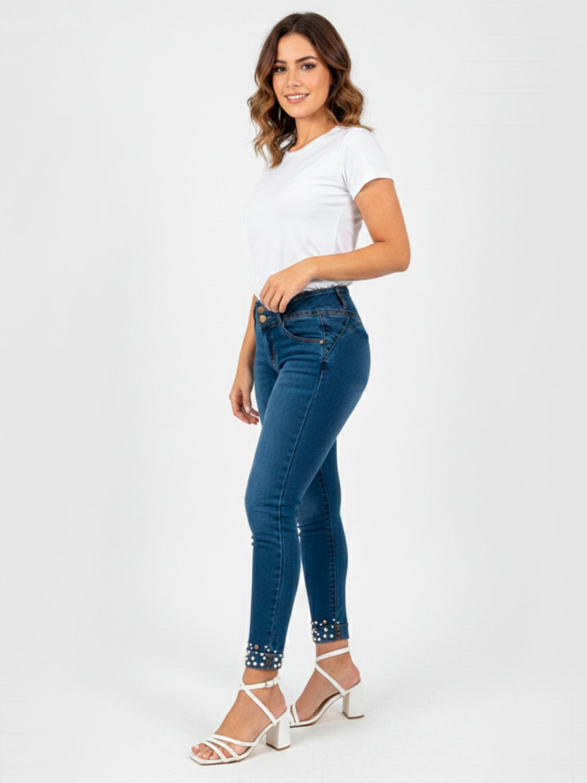 JEANS SKINNY MUJER SODA BLUES KILIAN - 2