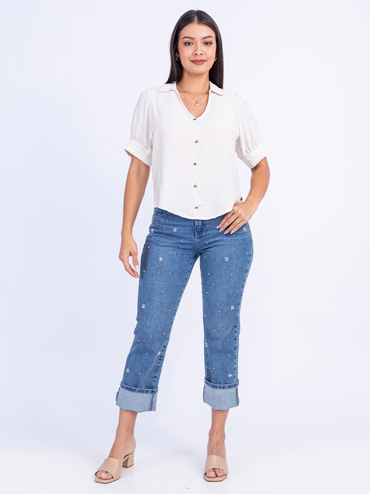 JEANS RECTO MUJER SODA BLUES WALMET - 1