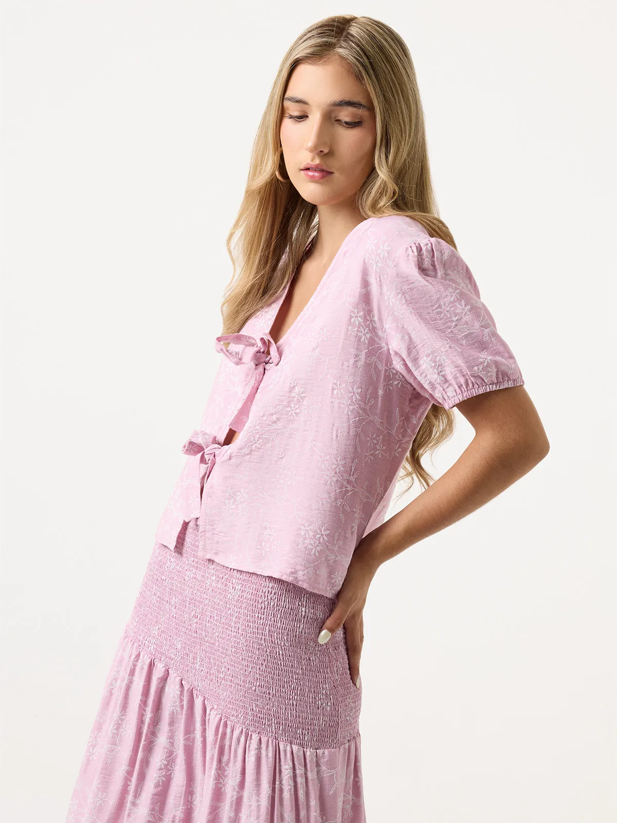 BLUSA MANGA CORTA MUJER INDEX NUDO - 3