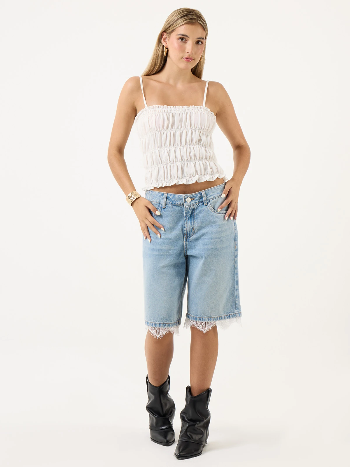 BLUSA SIN MANGAS MUJER INDEX STRAPLESS - 5
