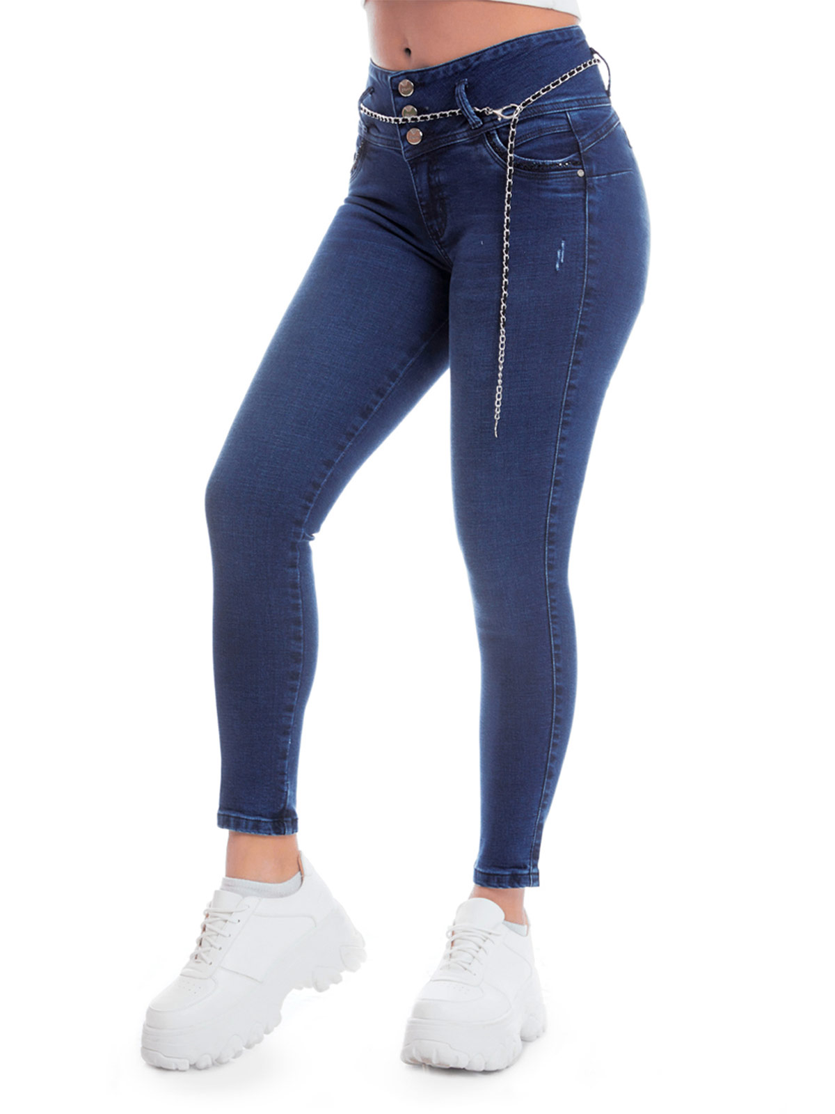 JEANS CROPPED SKINNY MUJER METAL JEANS KITTY - 2