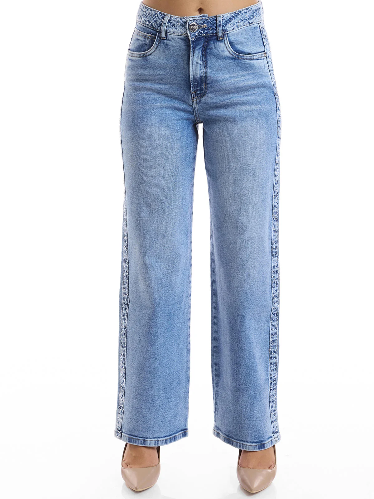 JEANS WIDE LEG MUJER METAL JEANS HOLIDAY - 2